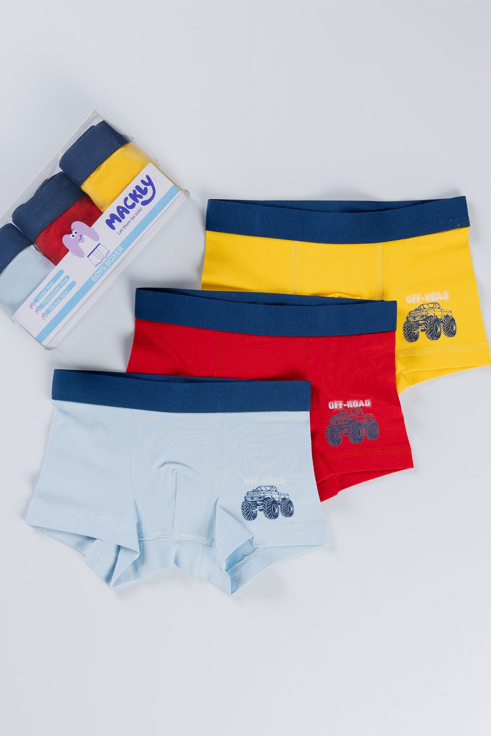 OFF ROAD BOYS BOXER - PACK OF 3