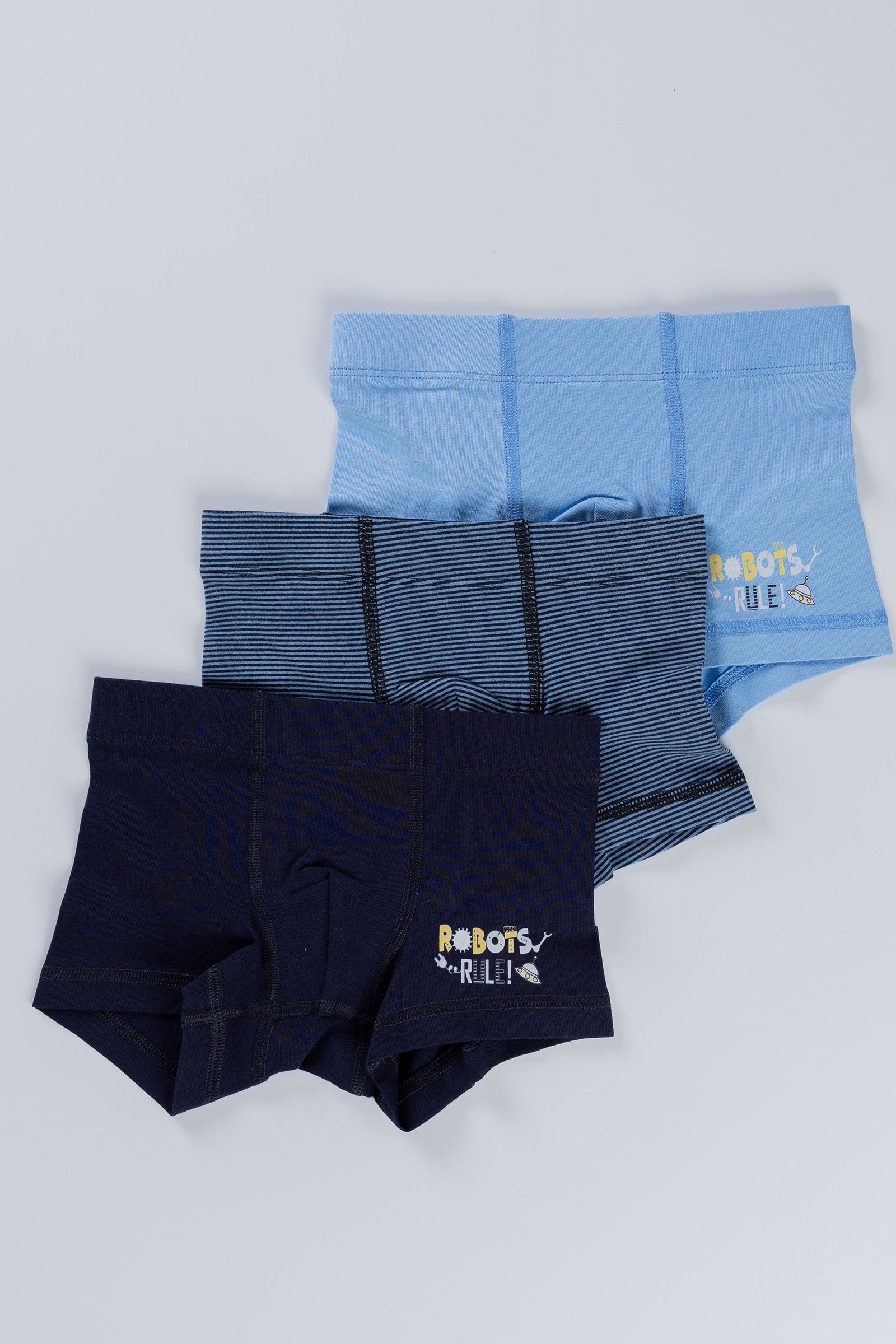 ROBOT BOYS BOXER - PACK OF 3