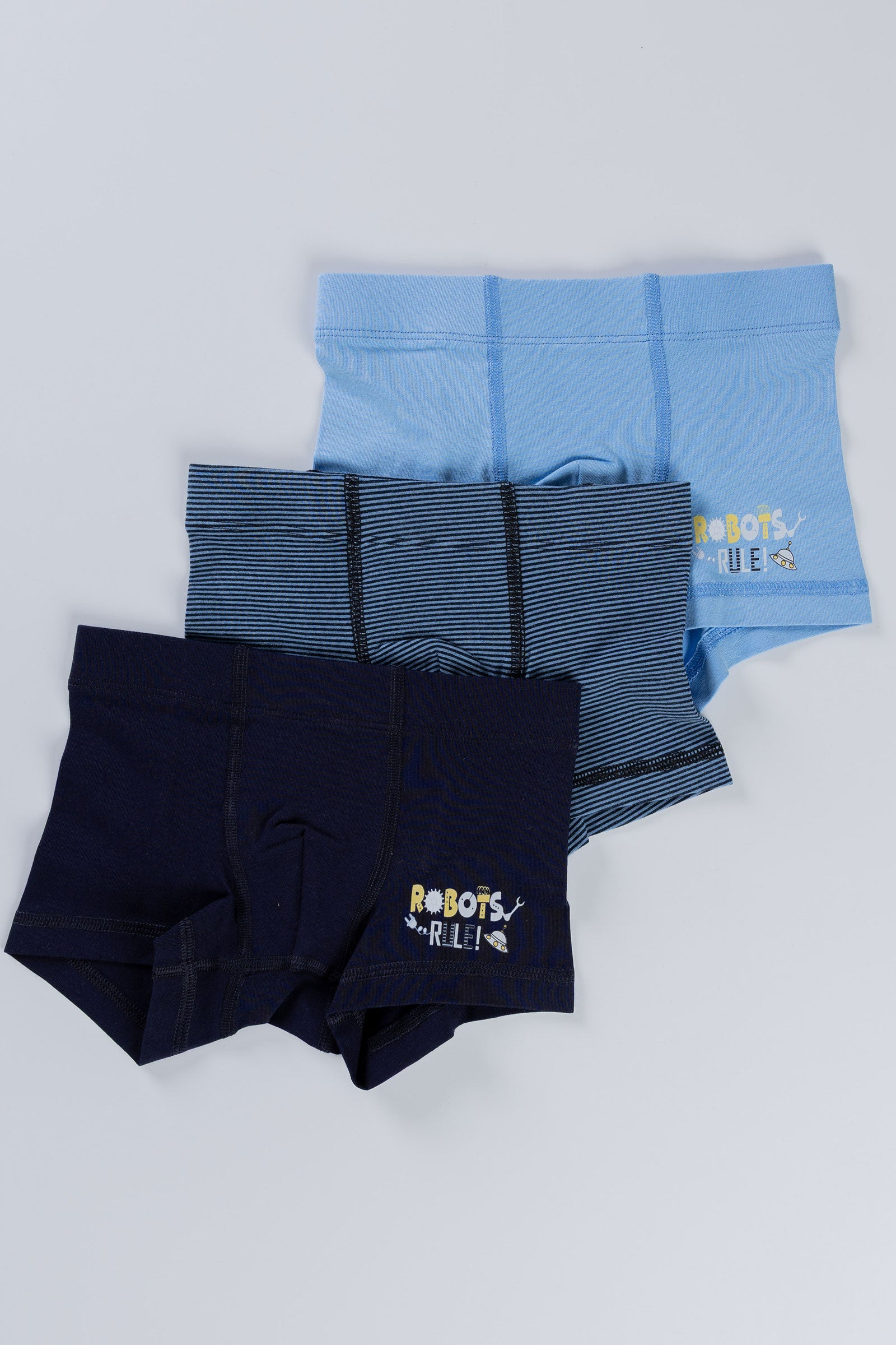 ROBOT BOYS BOXER - PACK OF 3
