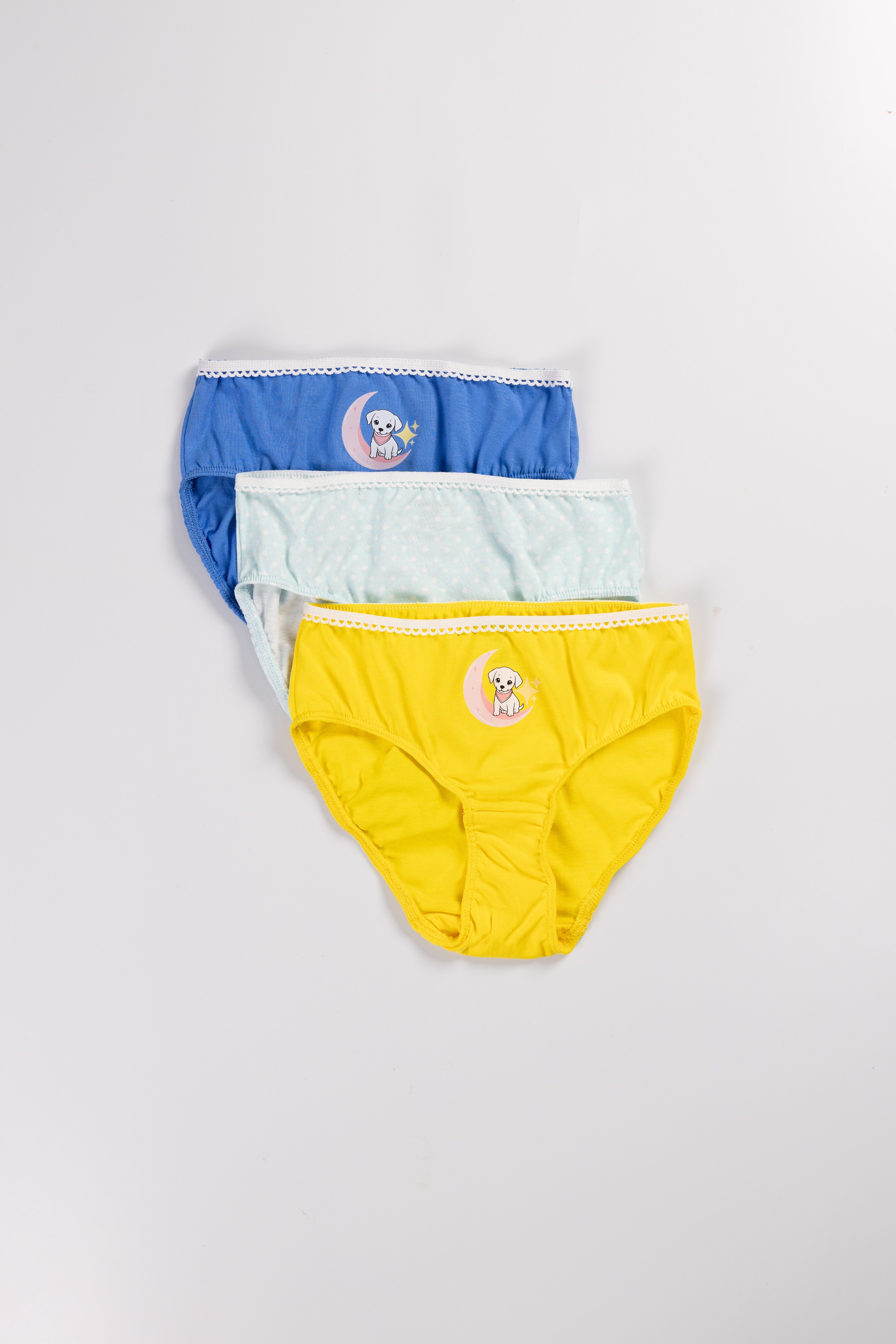 3 PACK  - WOOF GIRLS BRIEF SET