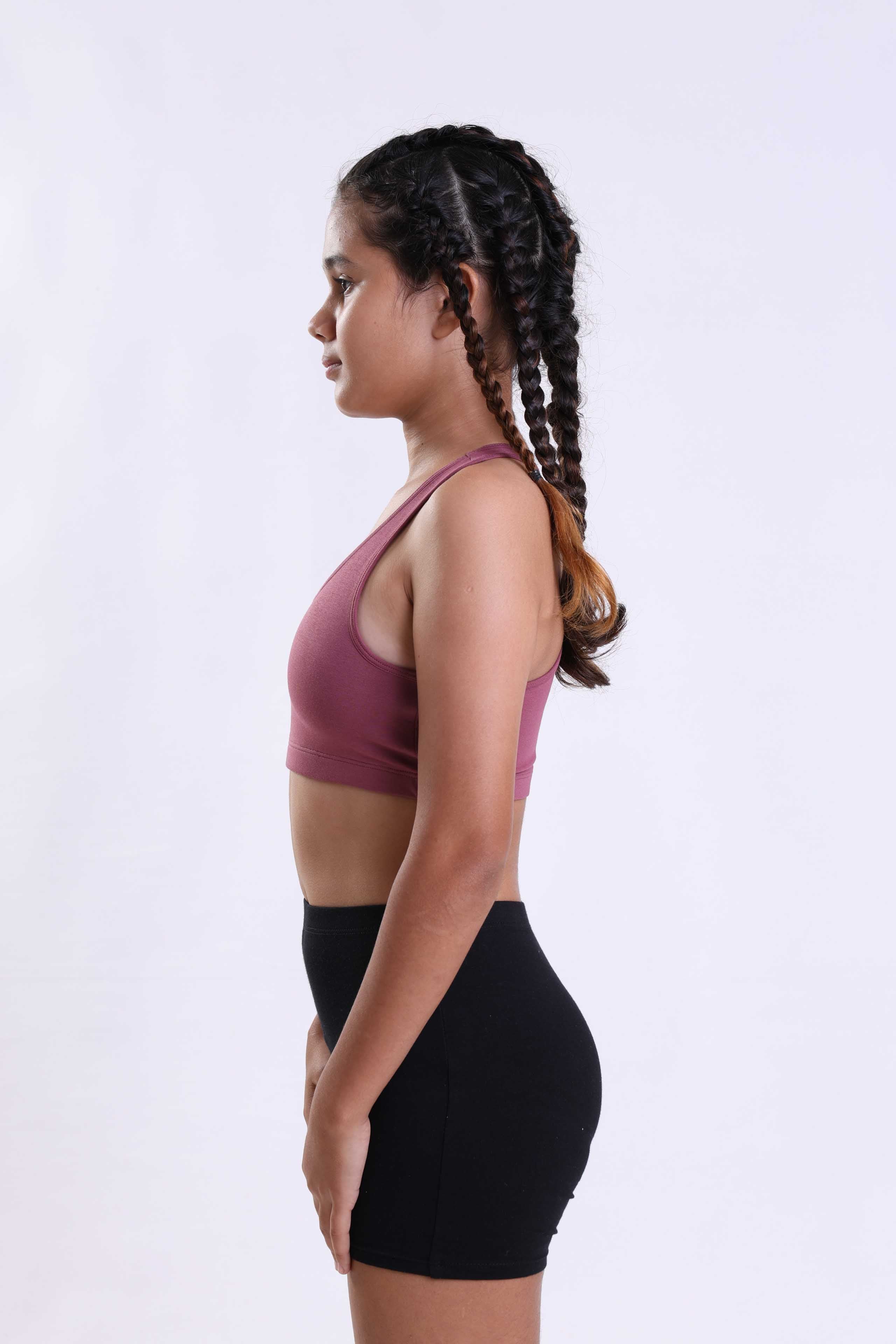 PLUMSOFT GIRLS RACER BACK TRAINER BRA - PACK OF 2