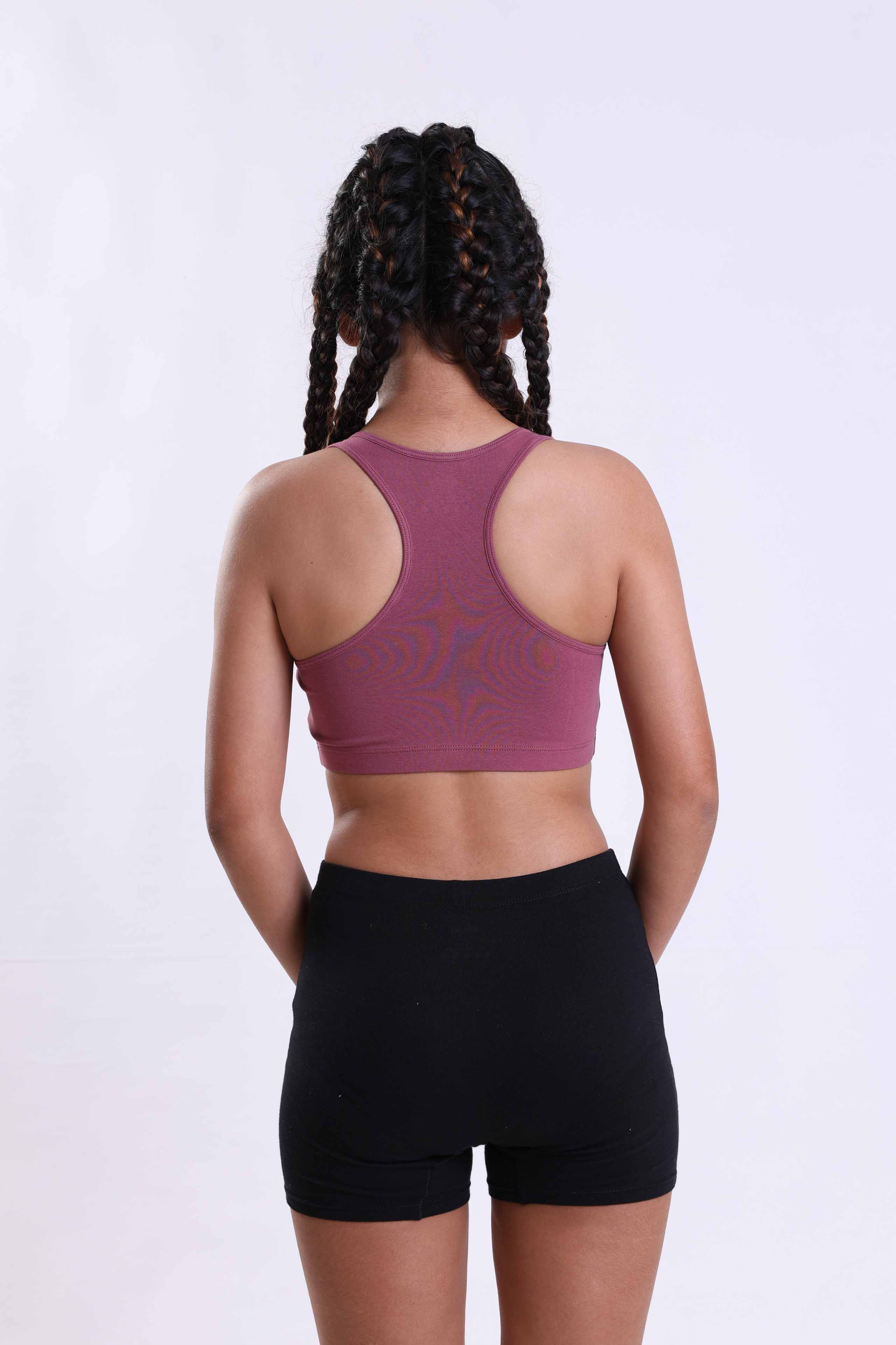 PLUMSOFT GIRLS RACER BACK TRAINER BRA - PACK OF 2