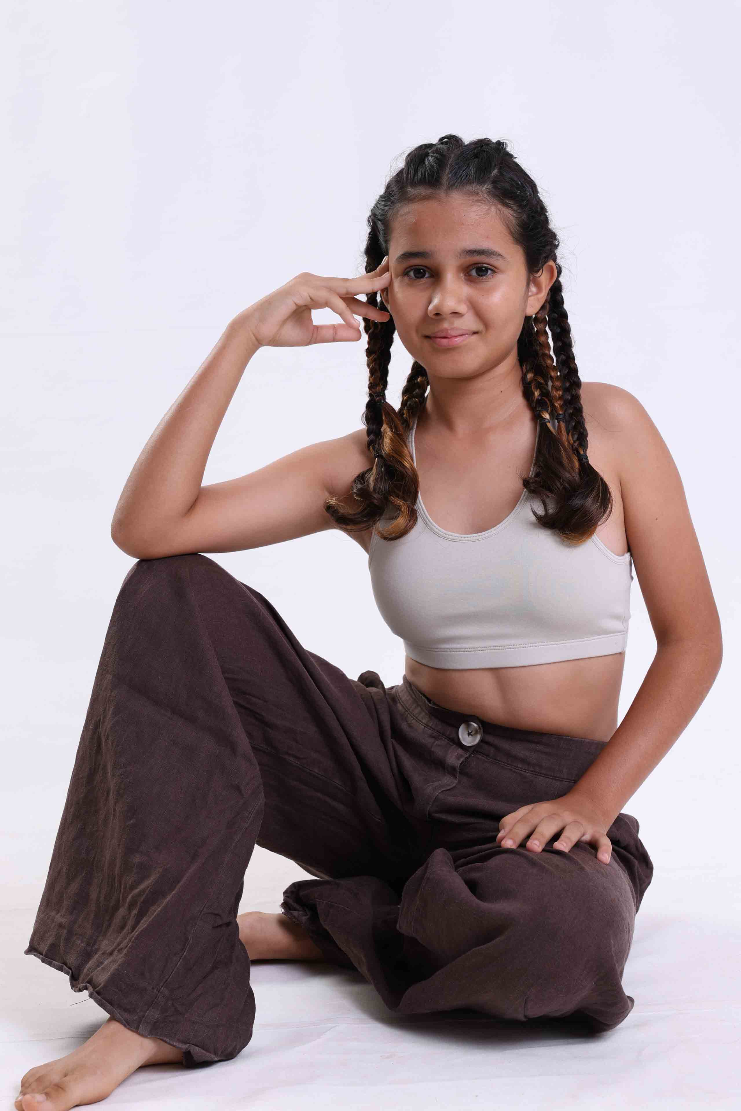 PLUMSOFT GIRLS RACER BACK TRAINER BRA - PACK OF 2