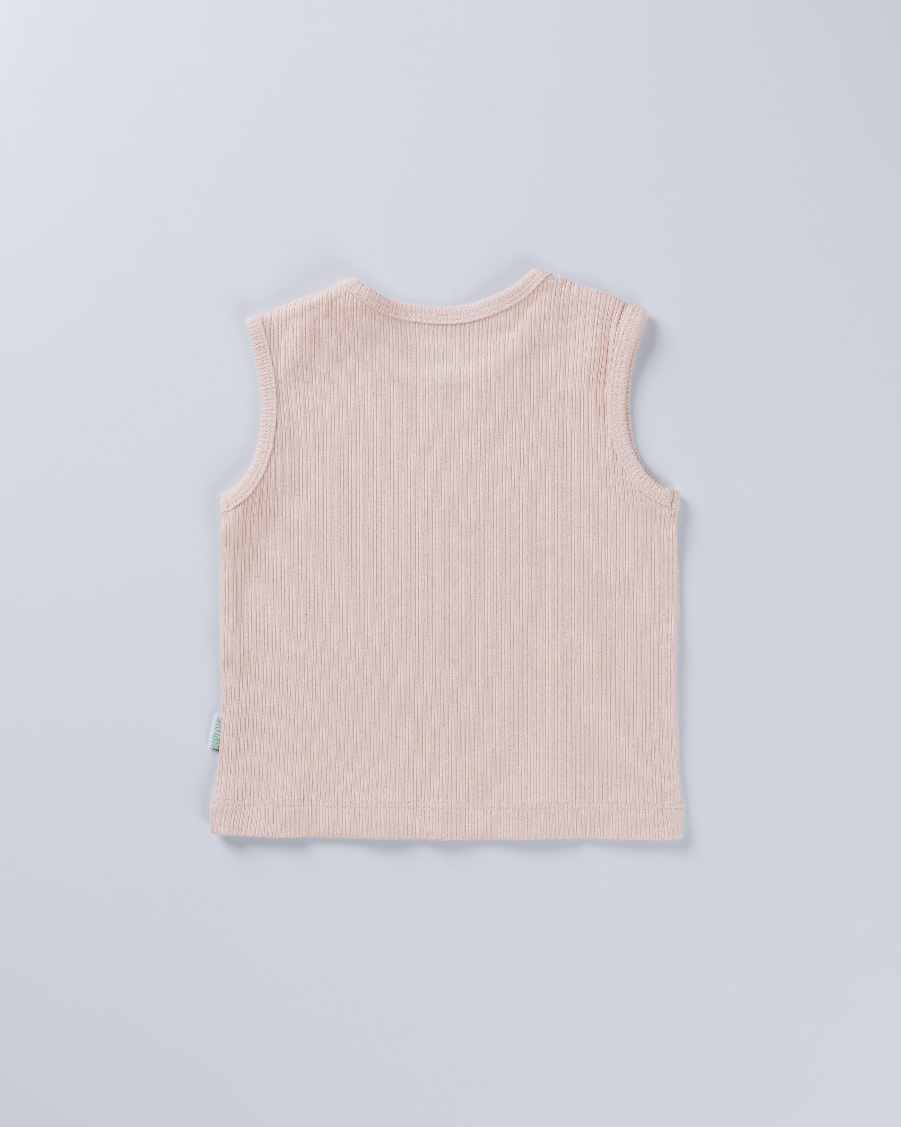 SOFT ORANGE POINTELLE VEST AND SHORT SET