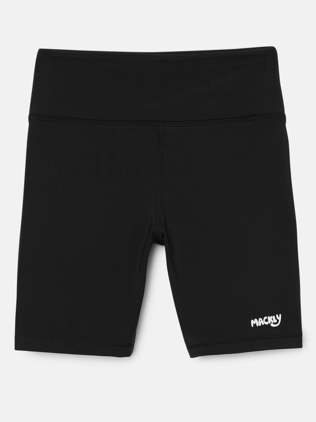 BLACK BIKER SHORT