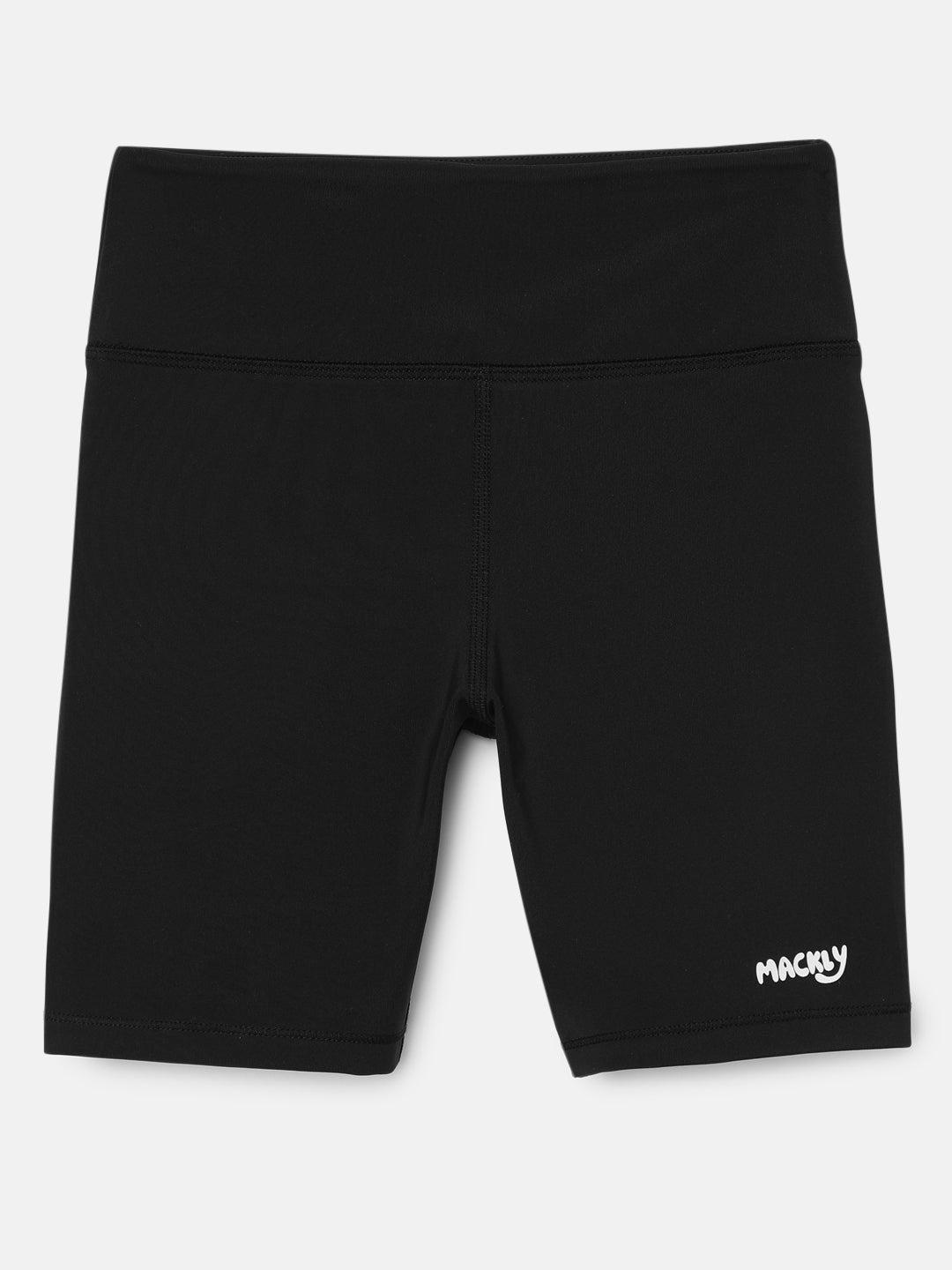 BLACK BIKER SHORT