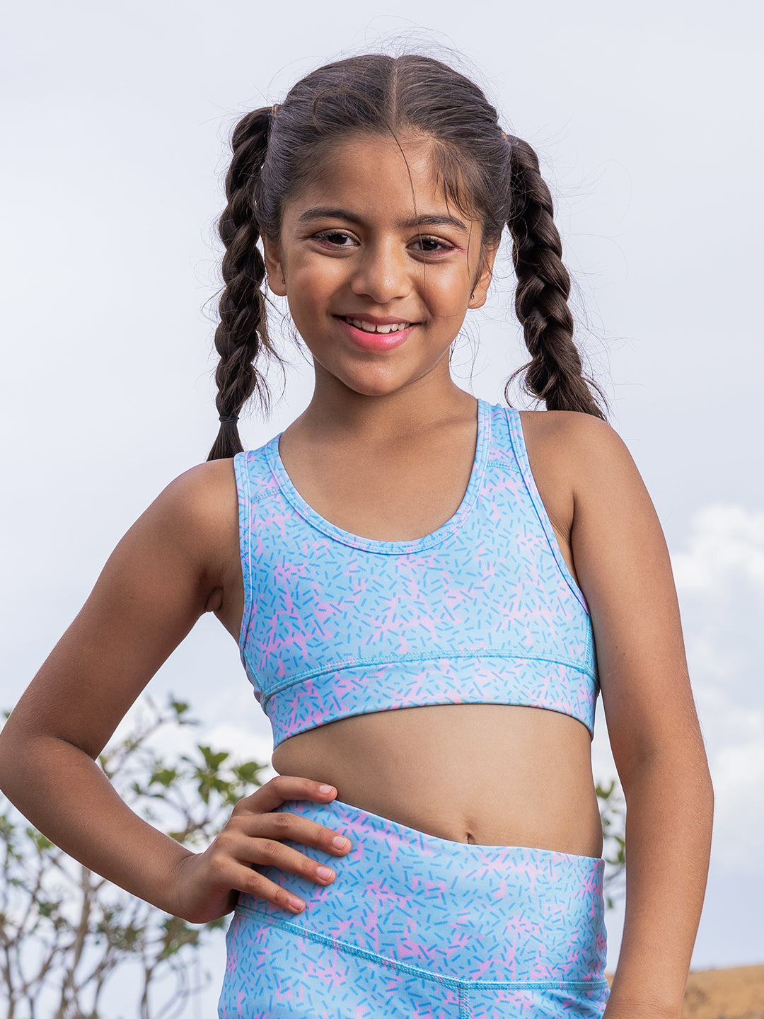 DONUT SPRINKLE SPORTS BRA