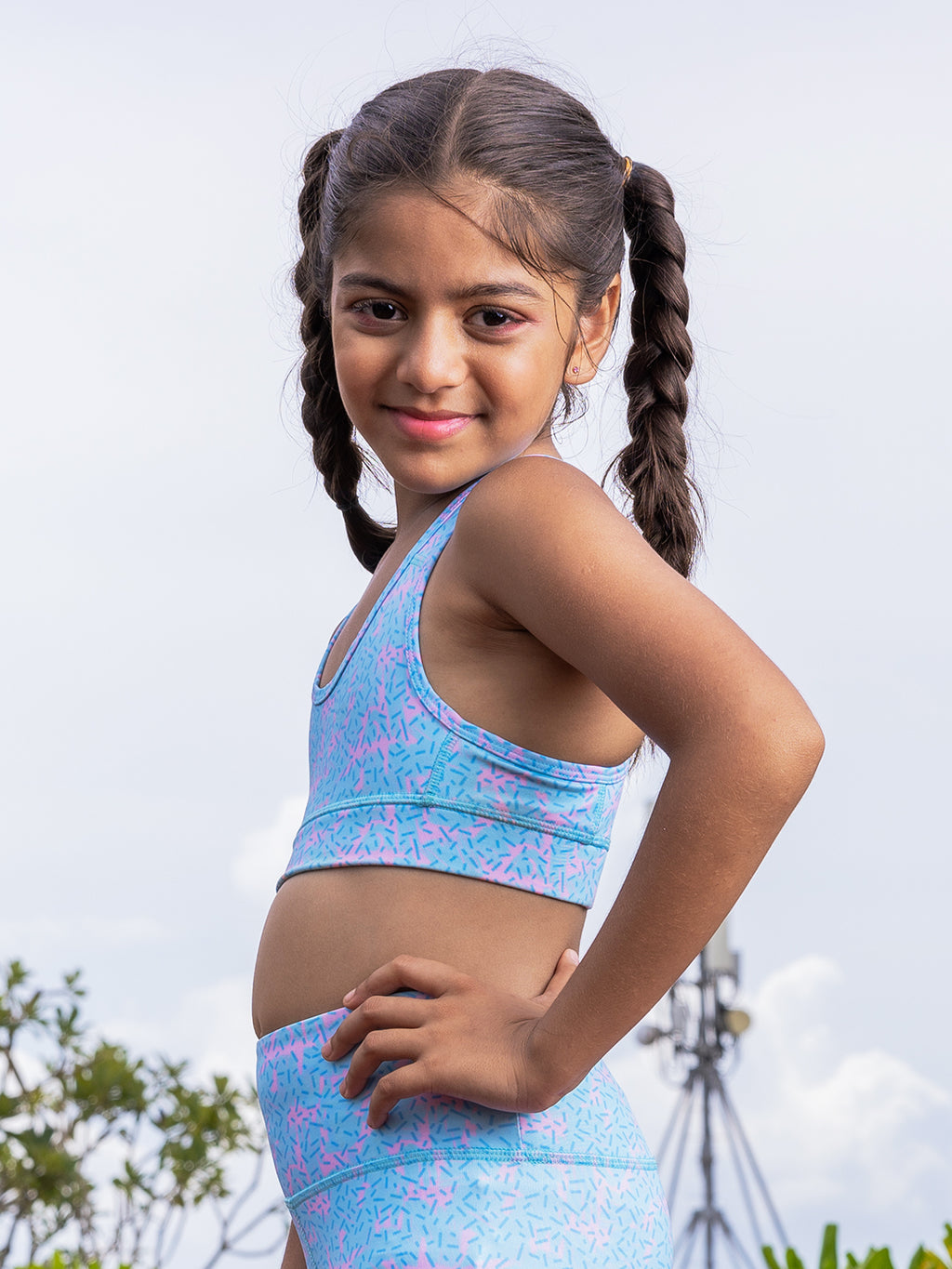 DONUT SPRINKLE SPORTS BRA
