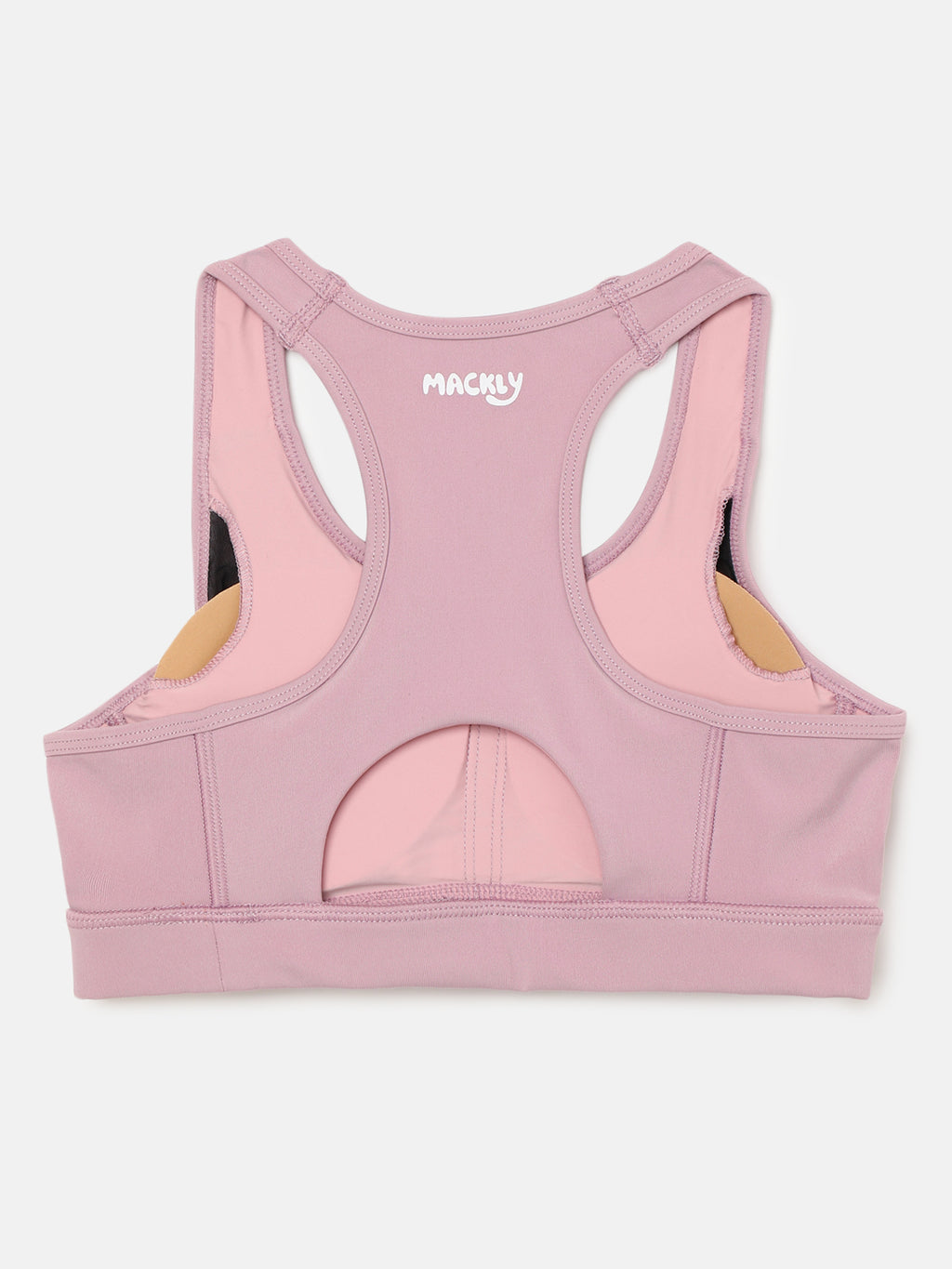 GIRLS' PINK SPORTS BRA
