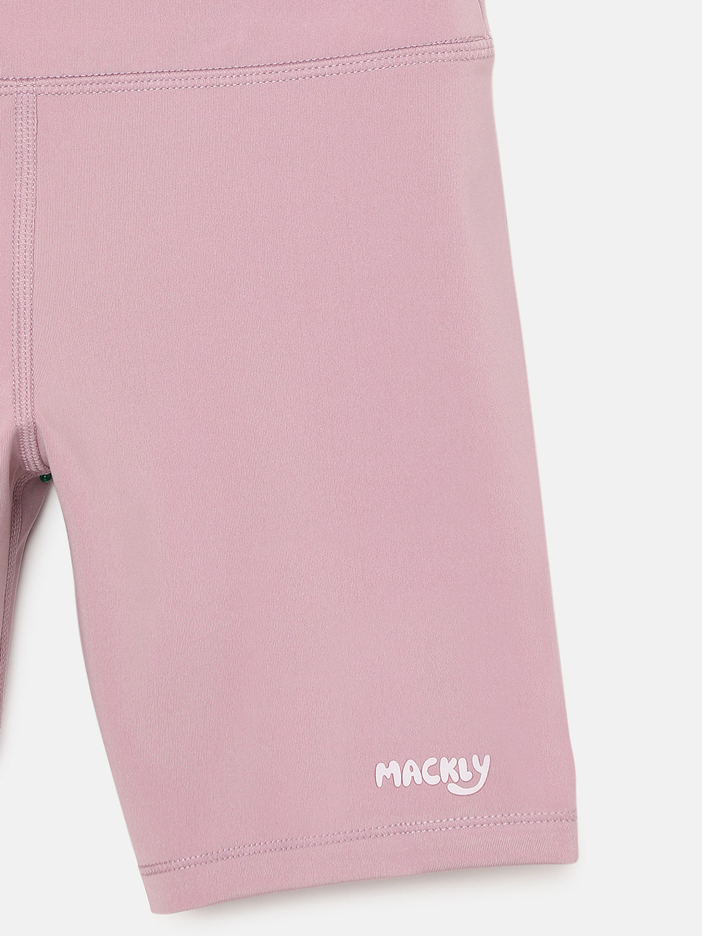 MACKLY GIRLS' PINK BIKER SHORTS