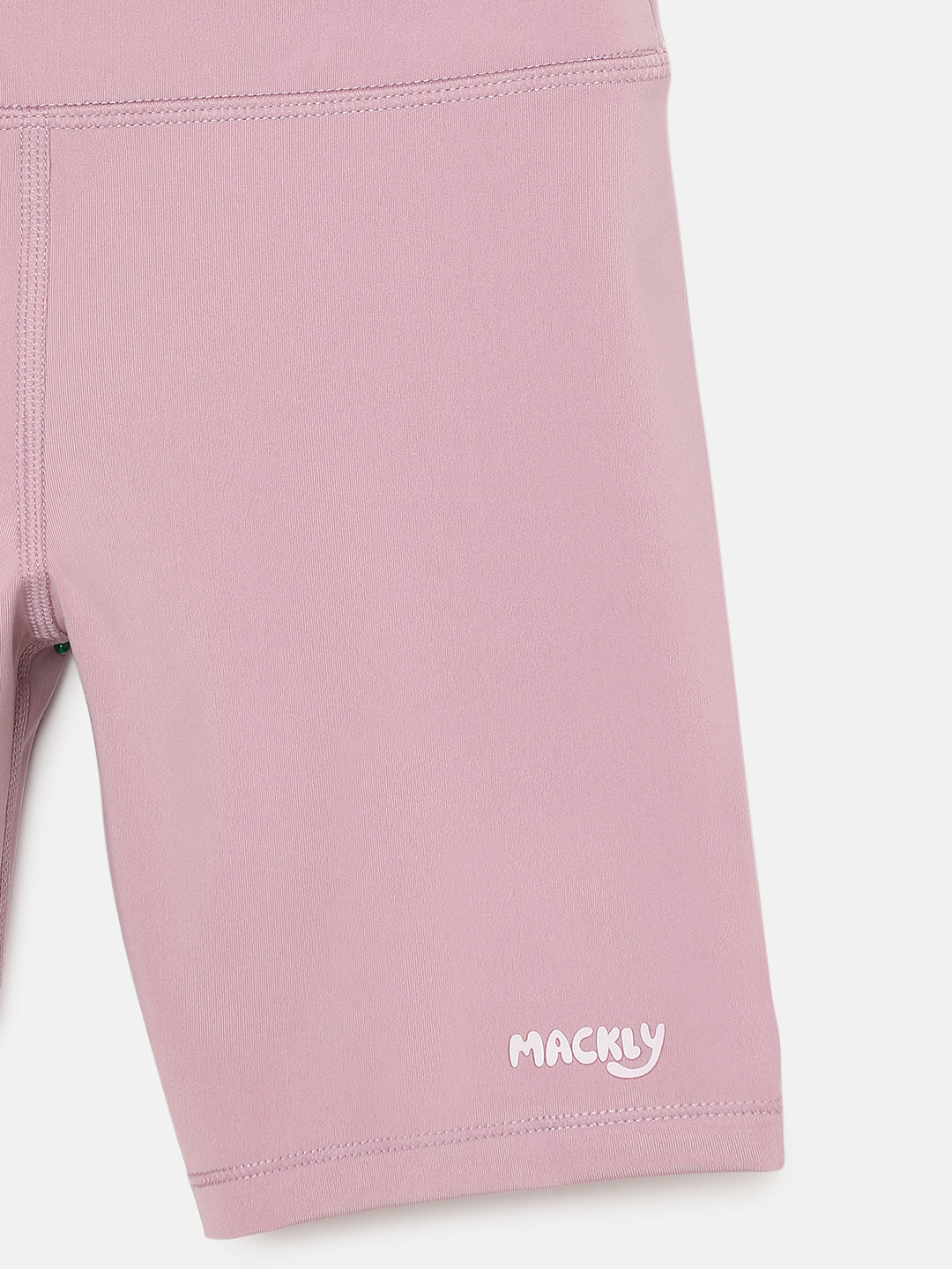 MACKLY GIRLS' PINK BIKER SHORTS