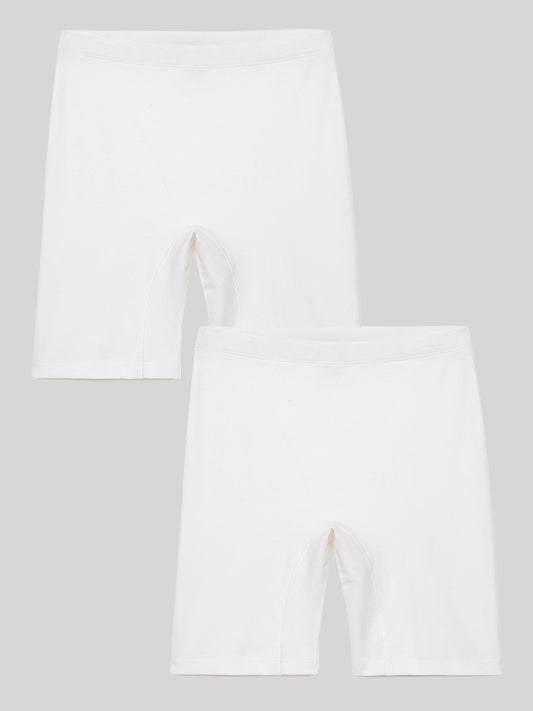 GIRLS INNER SHORT (WHITE PACK)
