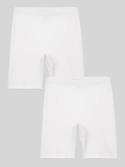 GIRLS INNER SHORT (WHITE PACK)