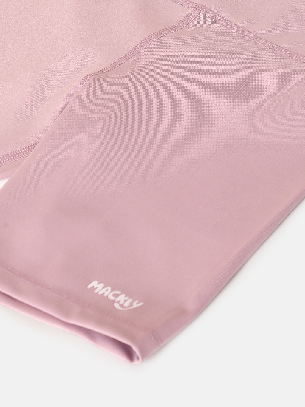 MACKLY GIRLS' PINK BIKER SHORTS