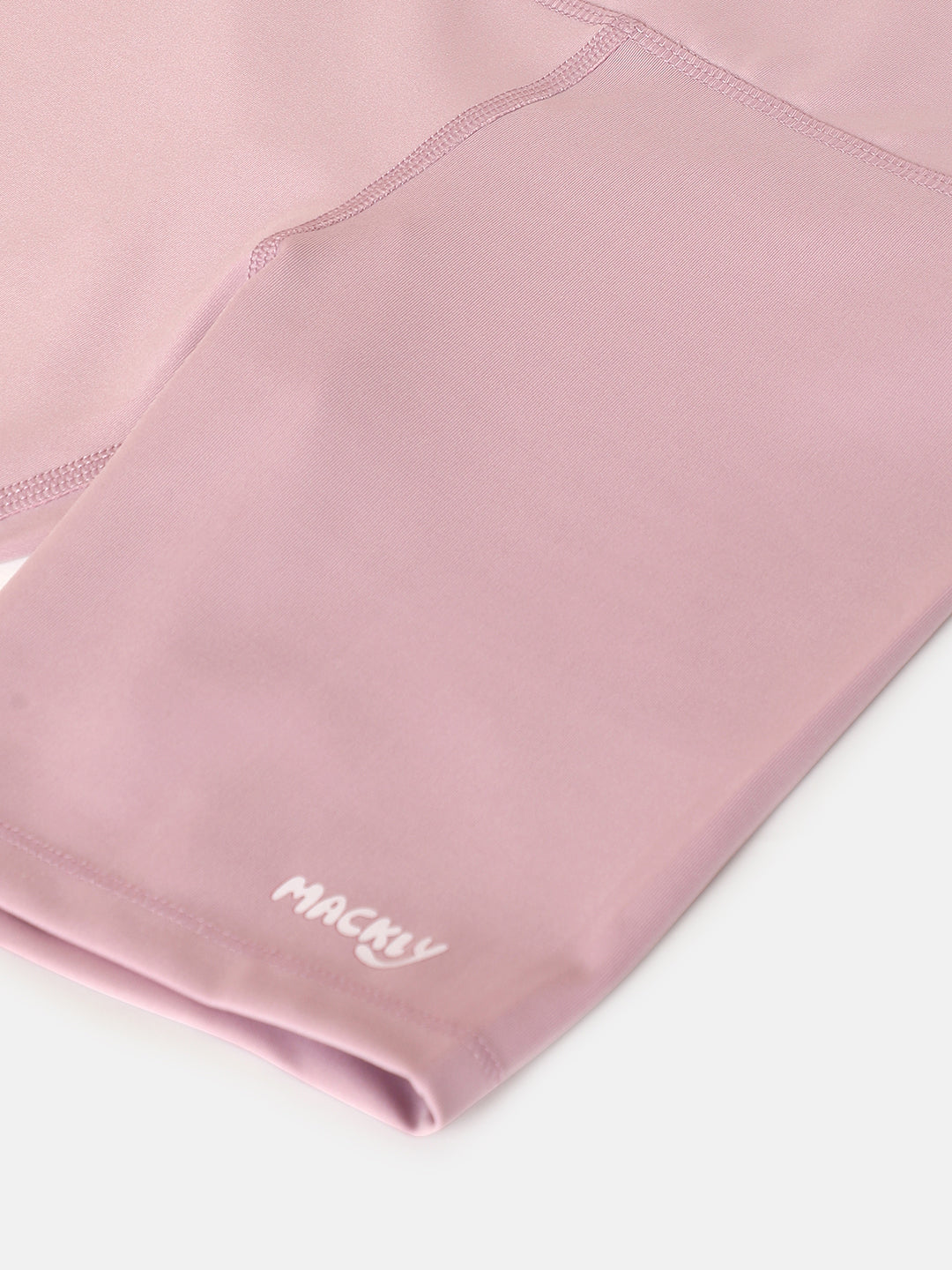 MACKLY GIRLS' PINK BIKER SHORTS