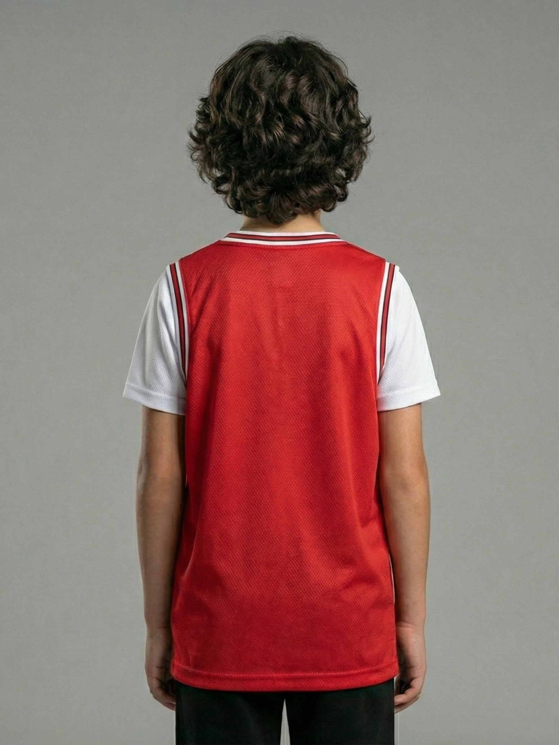 BOYS AIRDRIFT RED STRIPE DETAILED TEE