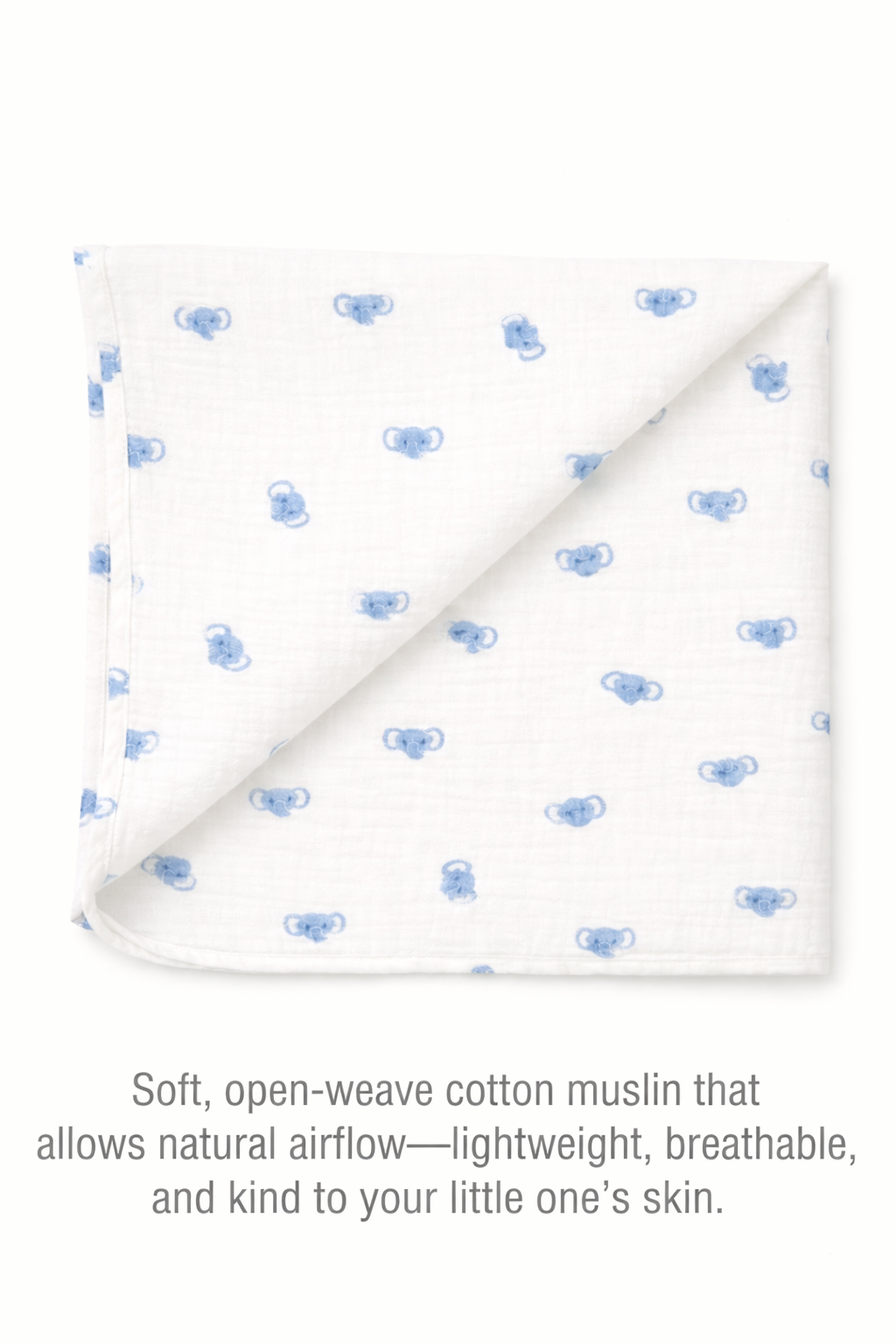 ELEPHANT MUSLIN BLANKET
