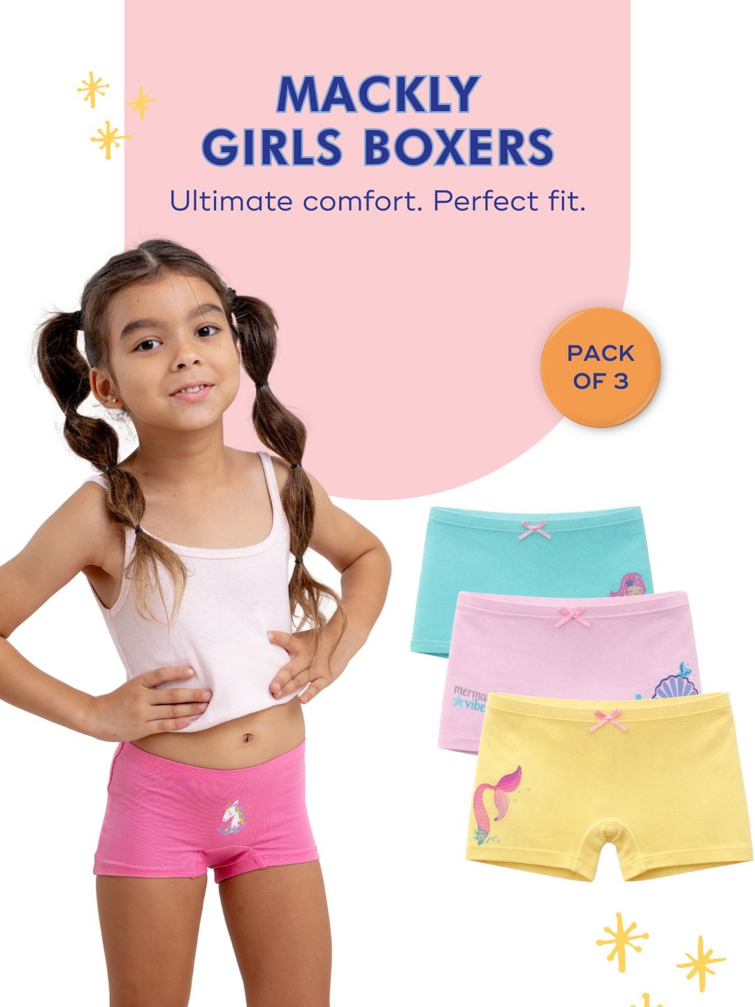 MERMAID GIRLS BOXER