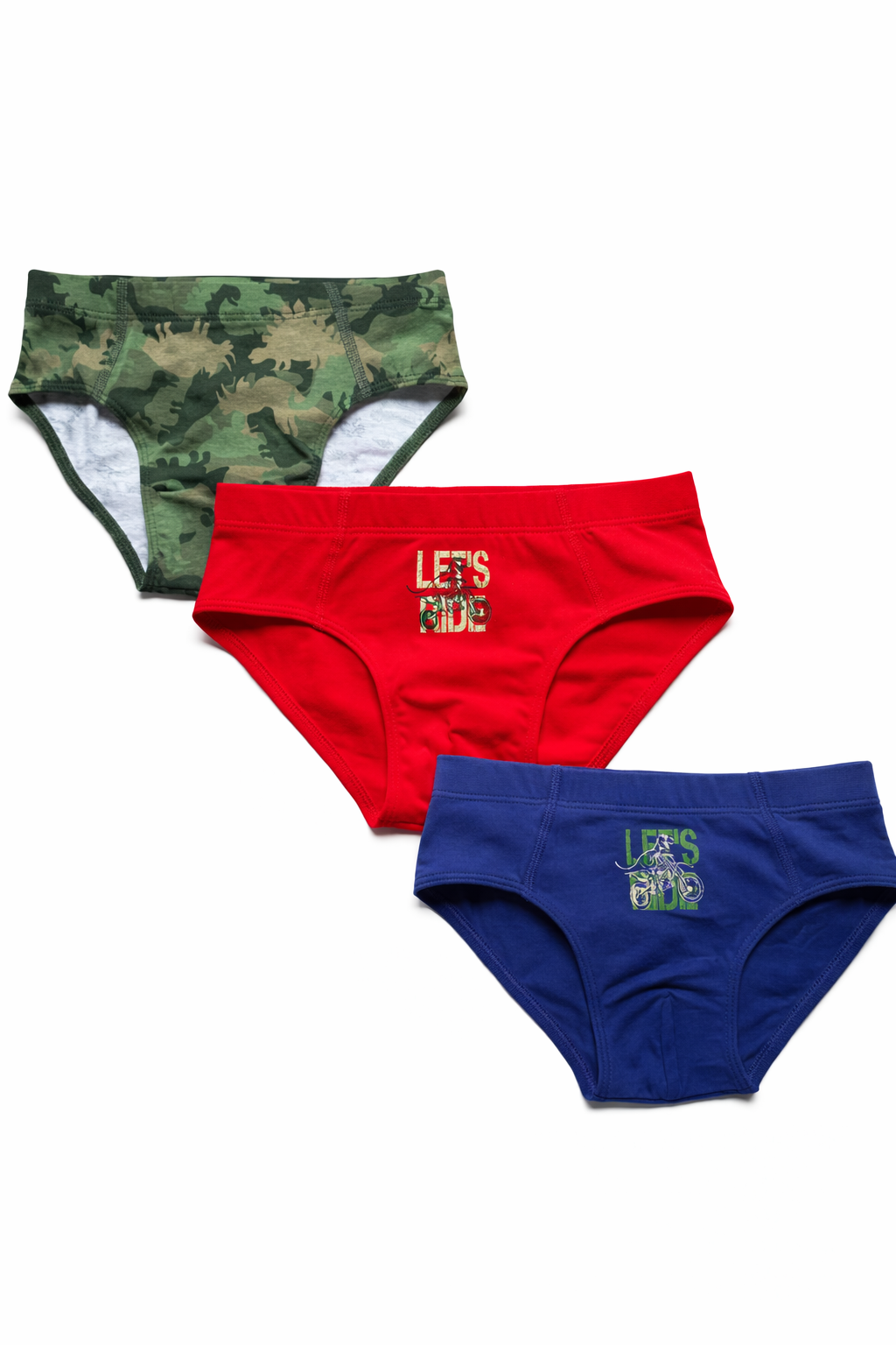 DINO RIDE BOYS BRIEF – 3 PACK