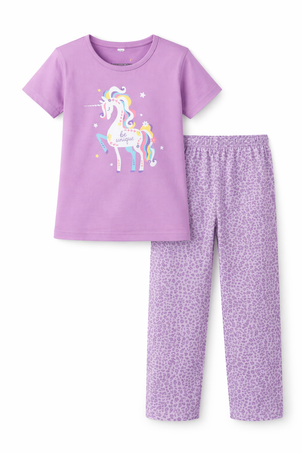 UNICORN DREAM GIRLS SHORT SLEEVE PANT SET