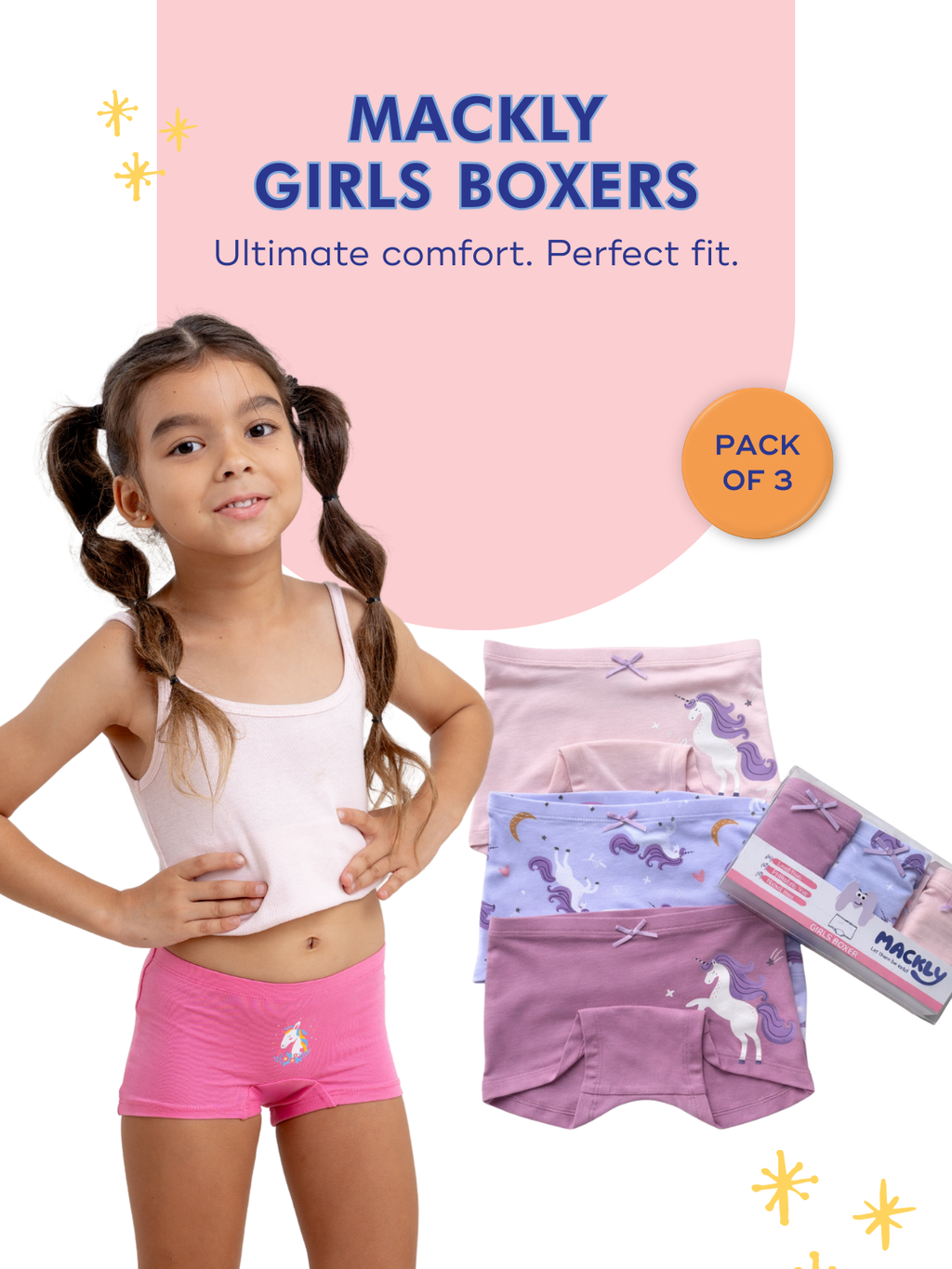 UNICORN DREAM GIRLS BOXER