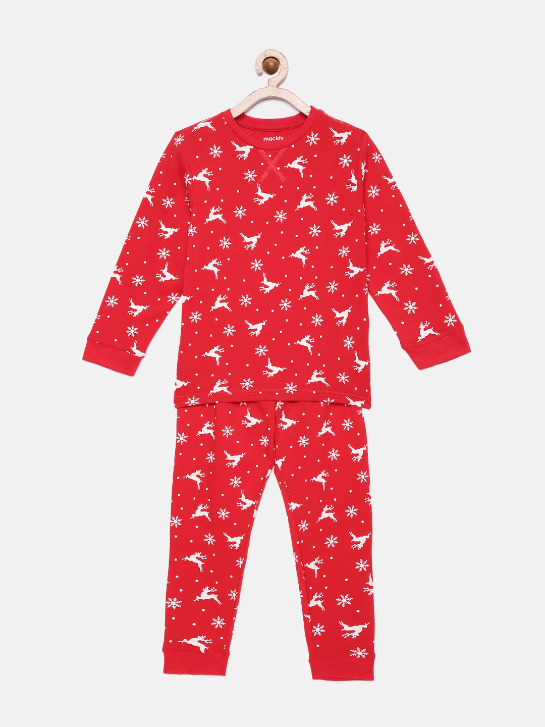 CHRISTMAS AOP L/S PANT - KIDS
