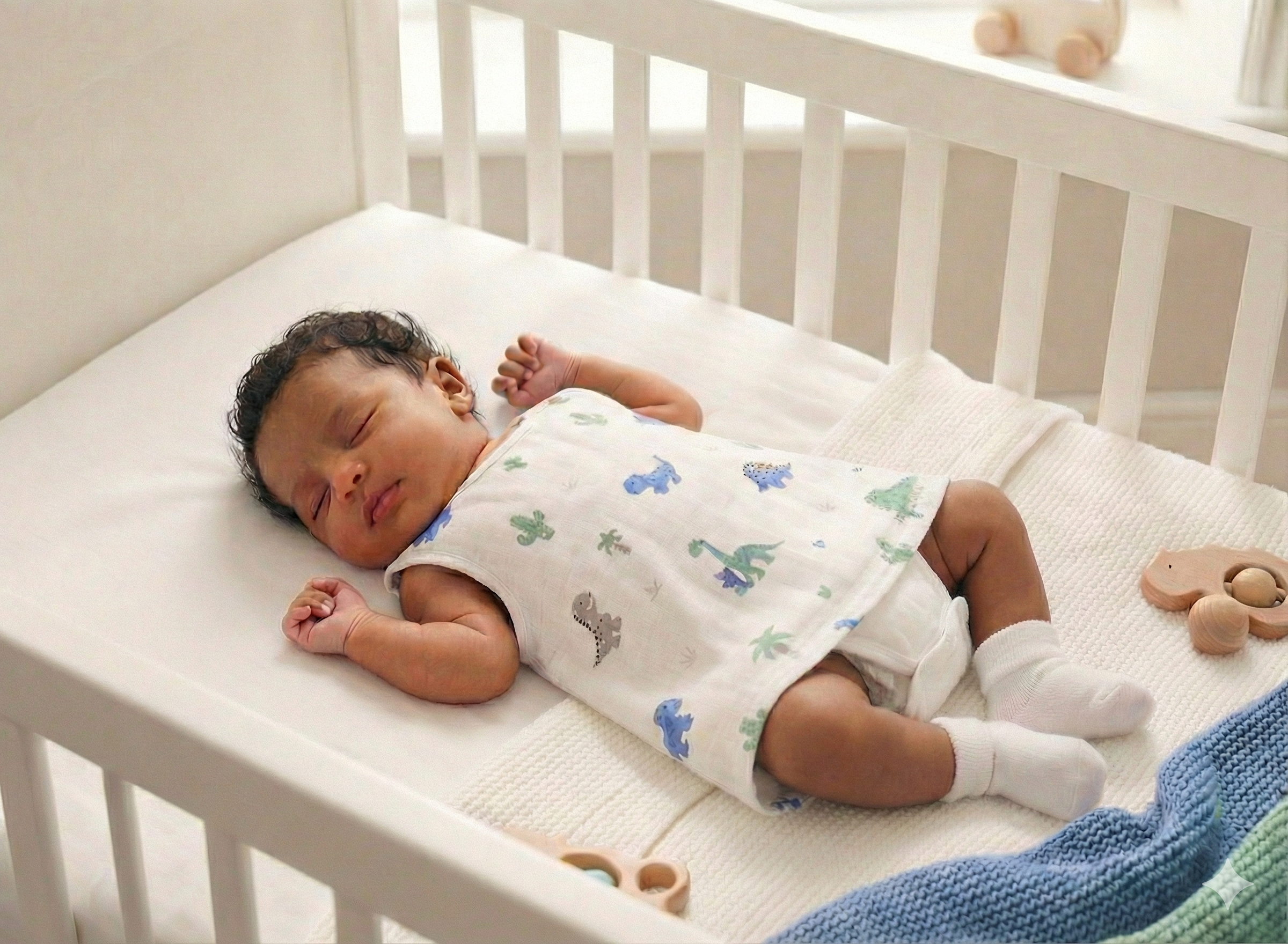 BOYS DINO MUSLIN BABY SHIRT