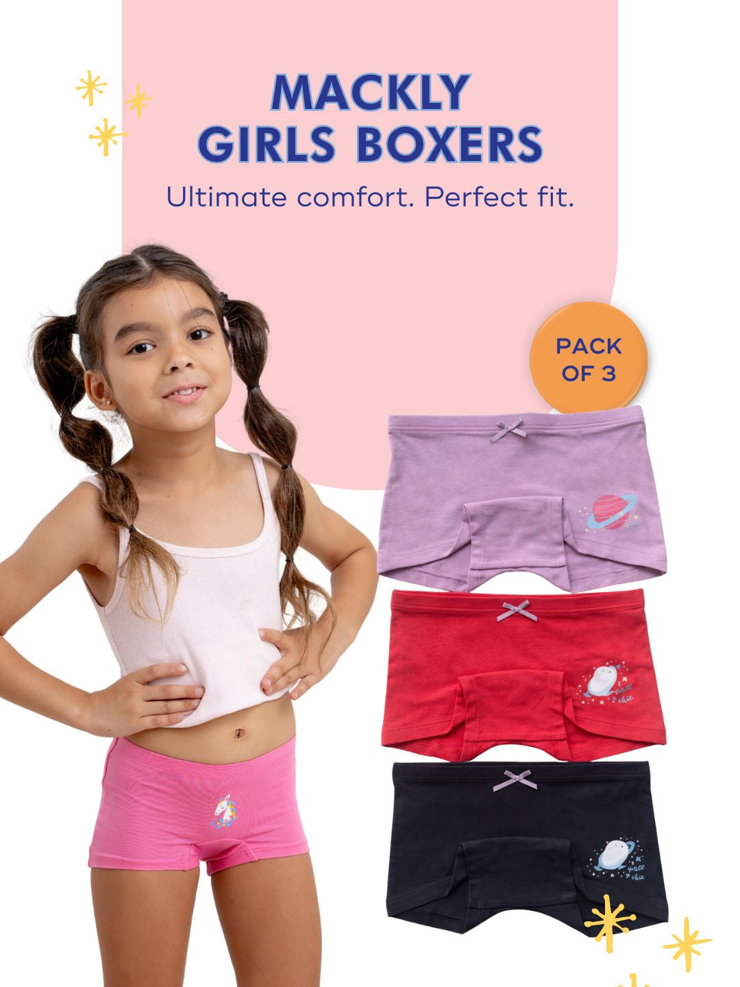 SPACE CHIC GIRLS BOXER