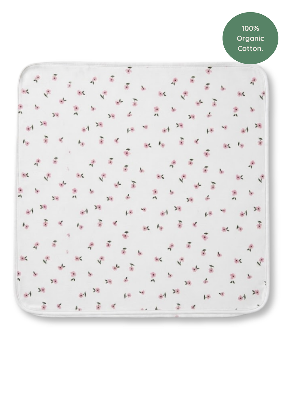 PINK FLOWER HOODED TOWEL