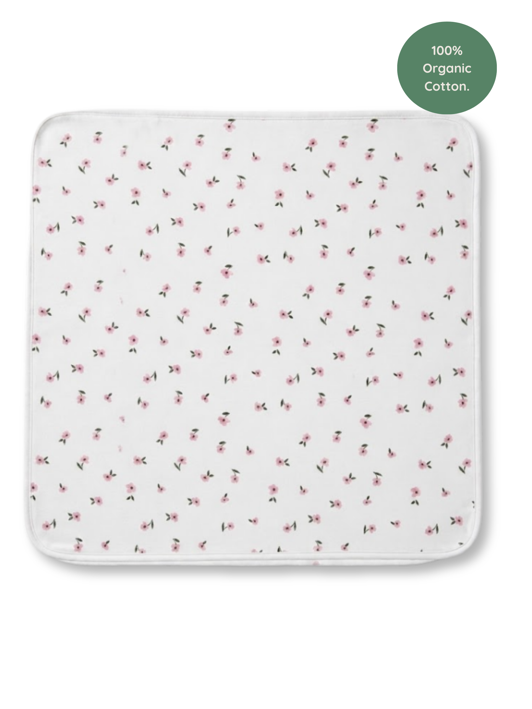 PINK FLOWER HOODED TOWEL