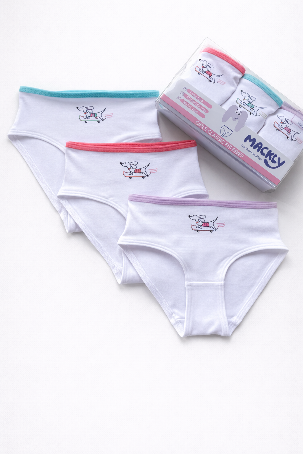 SKATER DOG GIRLS CLASSIC FIT BRIEF