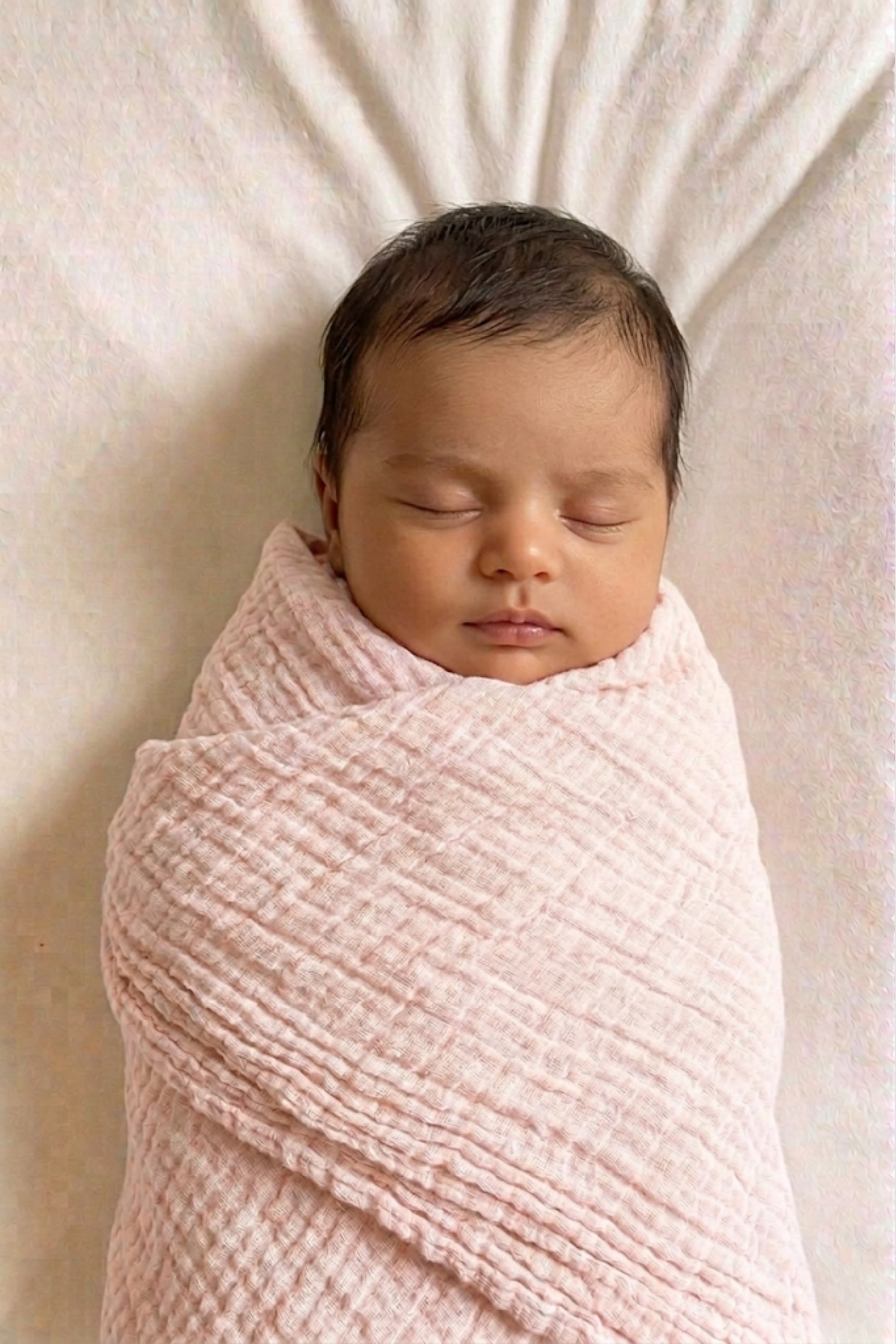 UNISEX LIGHT PINK BABY SWADDLE