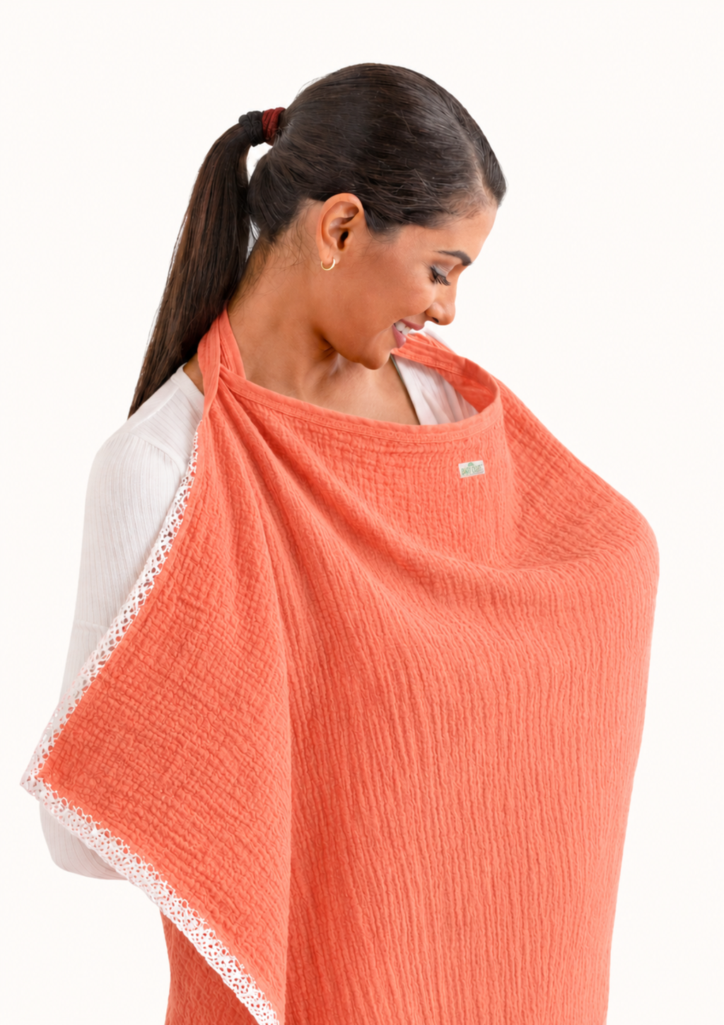 ORANGE NURSING COVER