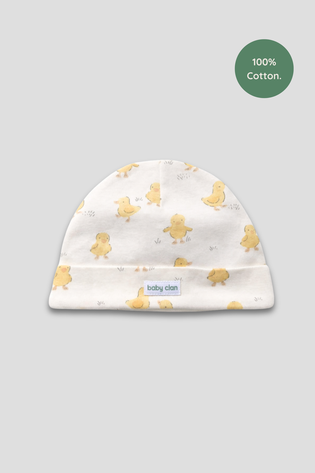 YELLOW DUCKLING BABY HAT