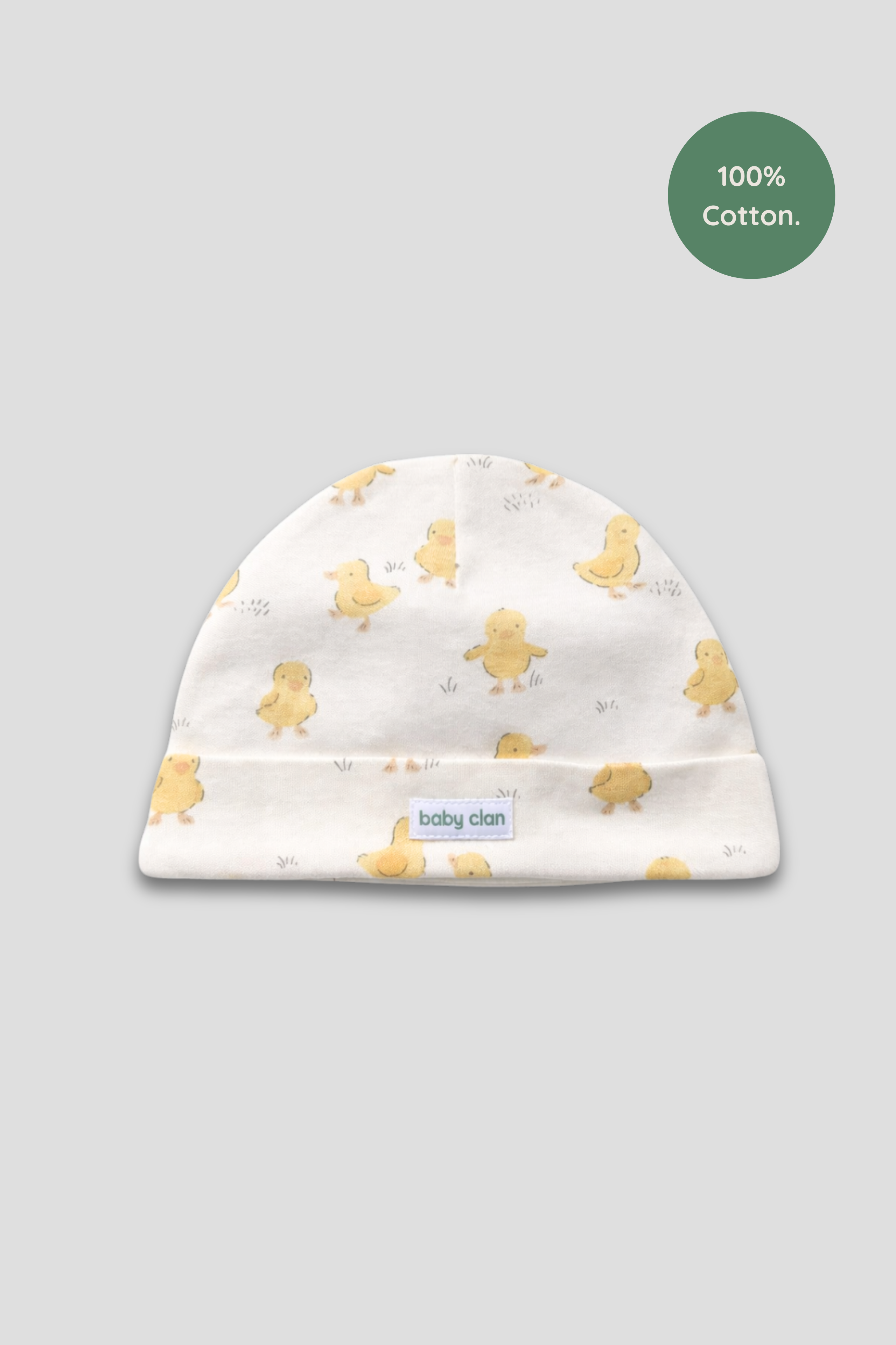 YELLOW DUCKLING BABY HAT