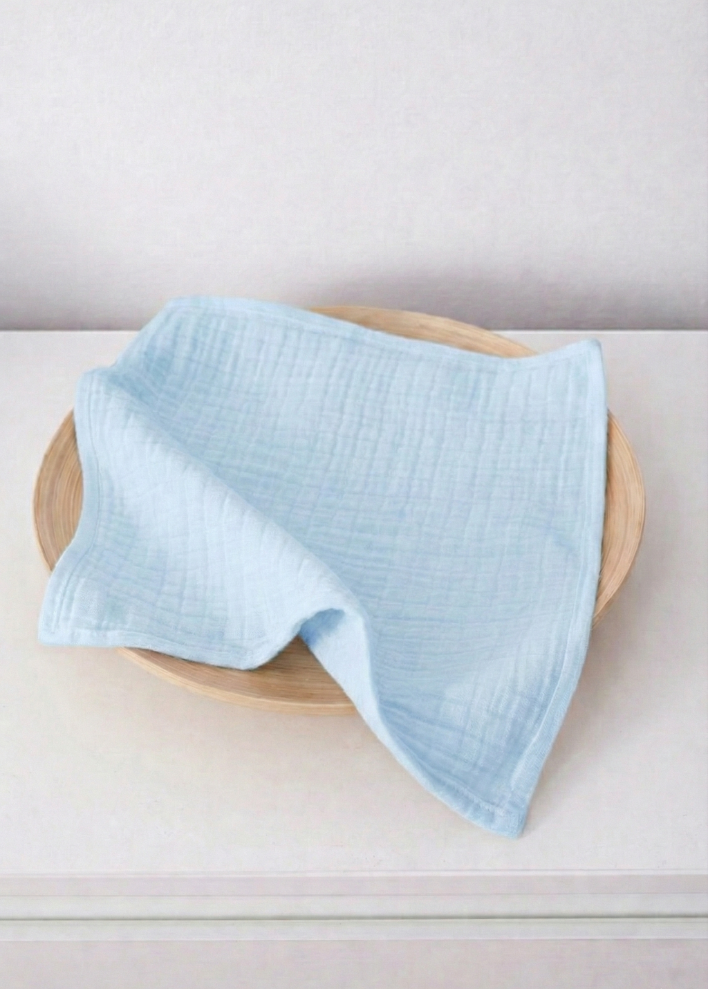 BLUE MUSLIN CLOTH WIPE – 2 PCS SET