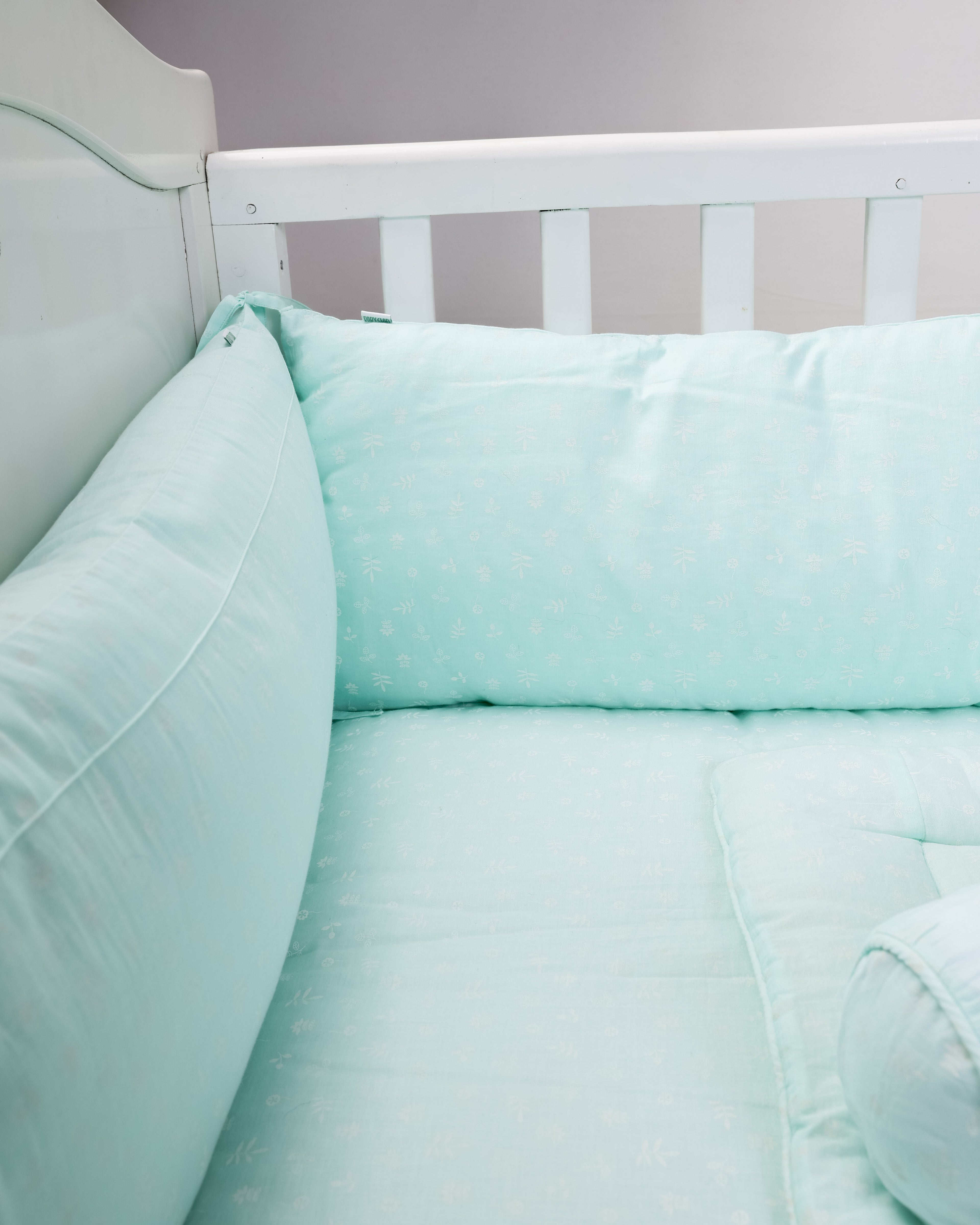 Unisex Green Cot Bumpers