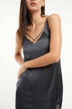 Slip Dress - Dark grey