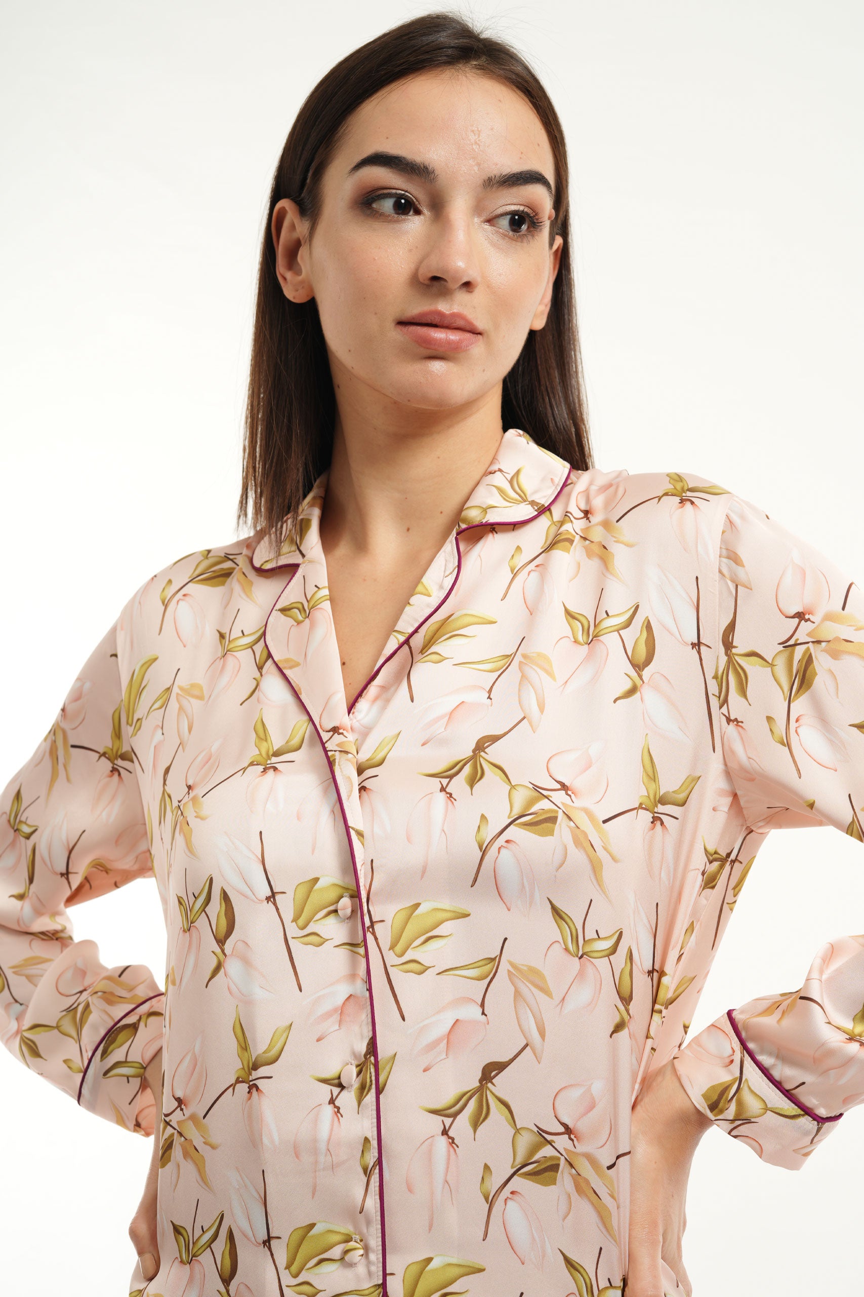 Sleep Shirt- C.Flower AOP