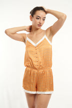 SEDA Romper - Mustard AOP