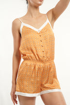 SEDA Romper - Mustard AOP