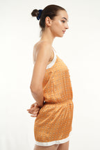 SEDA Romper - Mustard AOP