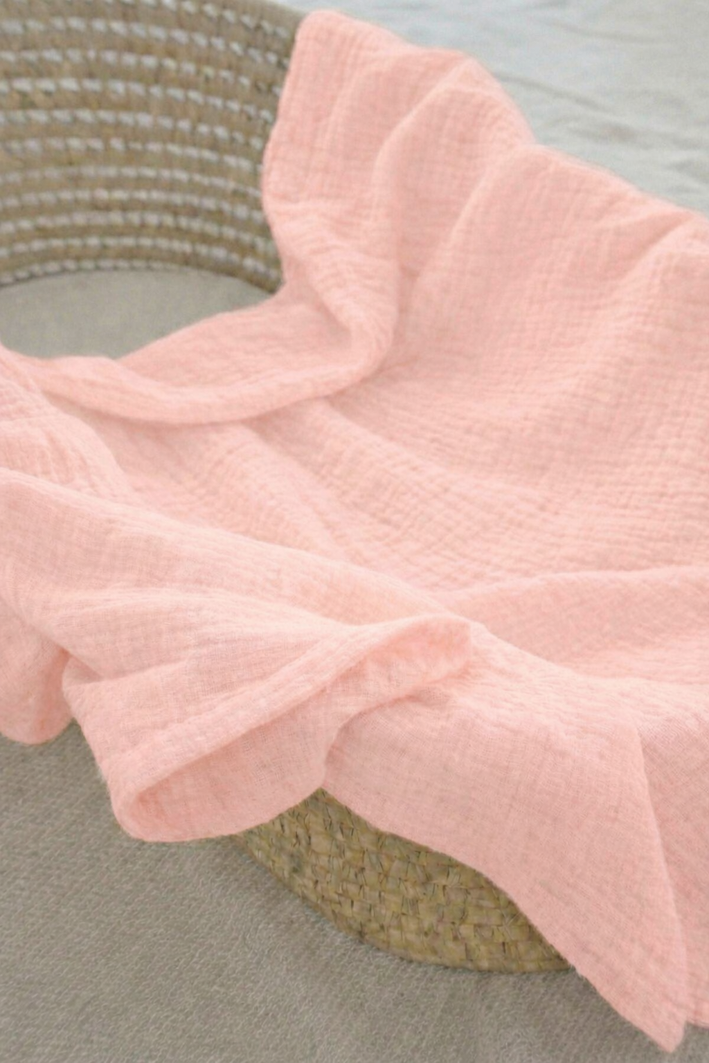 PINK MUSLIN BLANKET