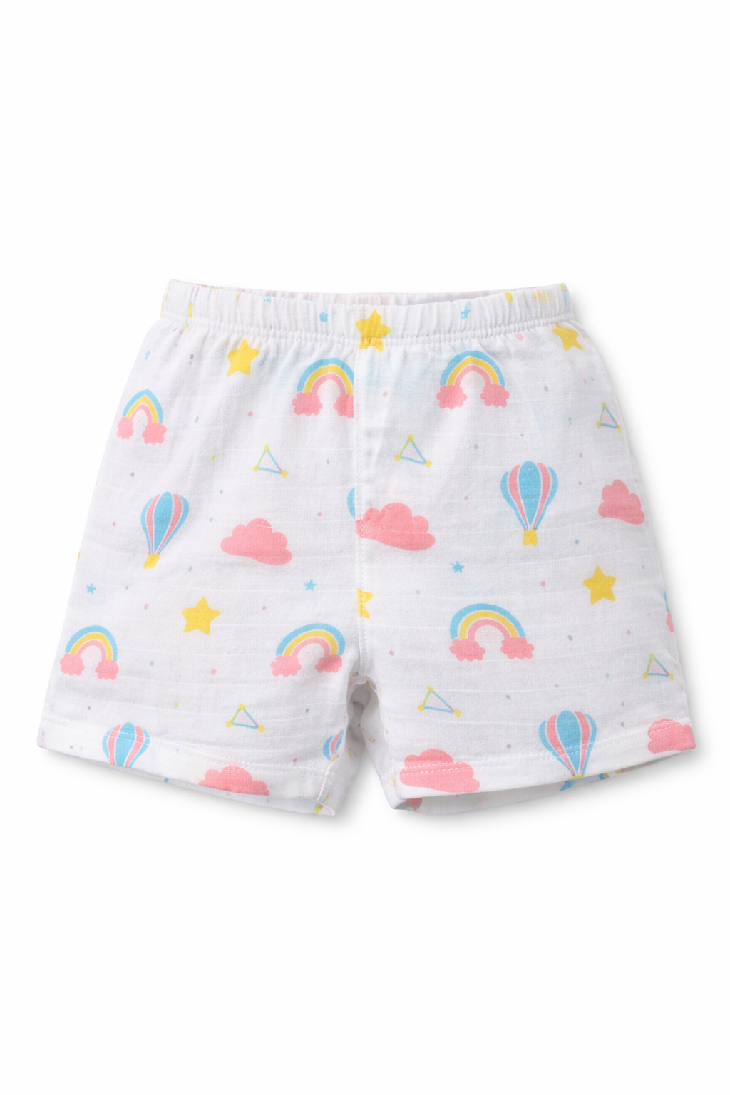 GIRLS RAINBOW MUSLIN SHORT