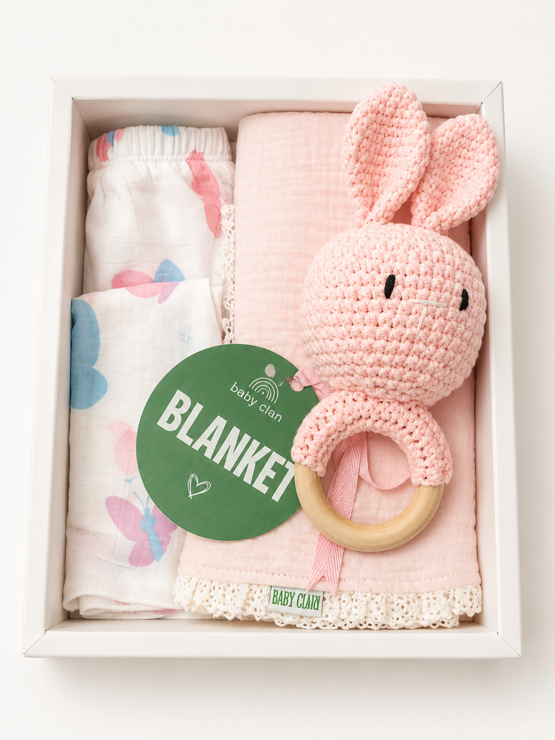 GIRLS BABY ESSENTIAL GIFT BOX – PINK