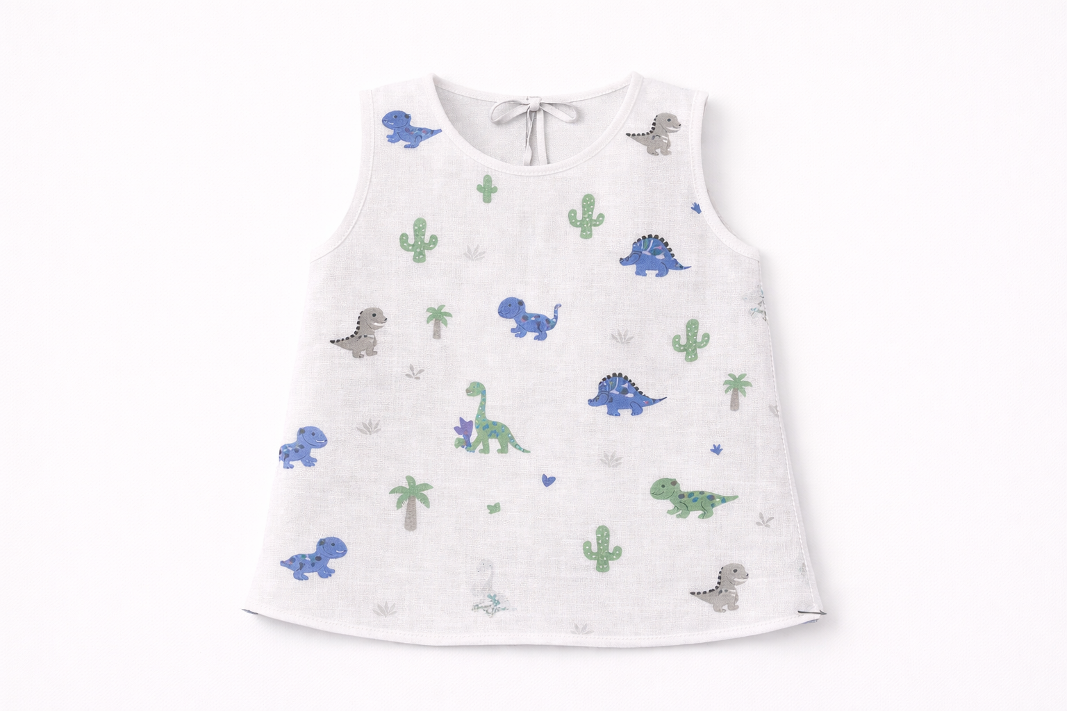 BOYS DINO MUSLIN BABY SHIRT