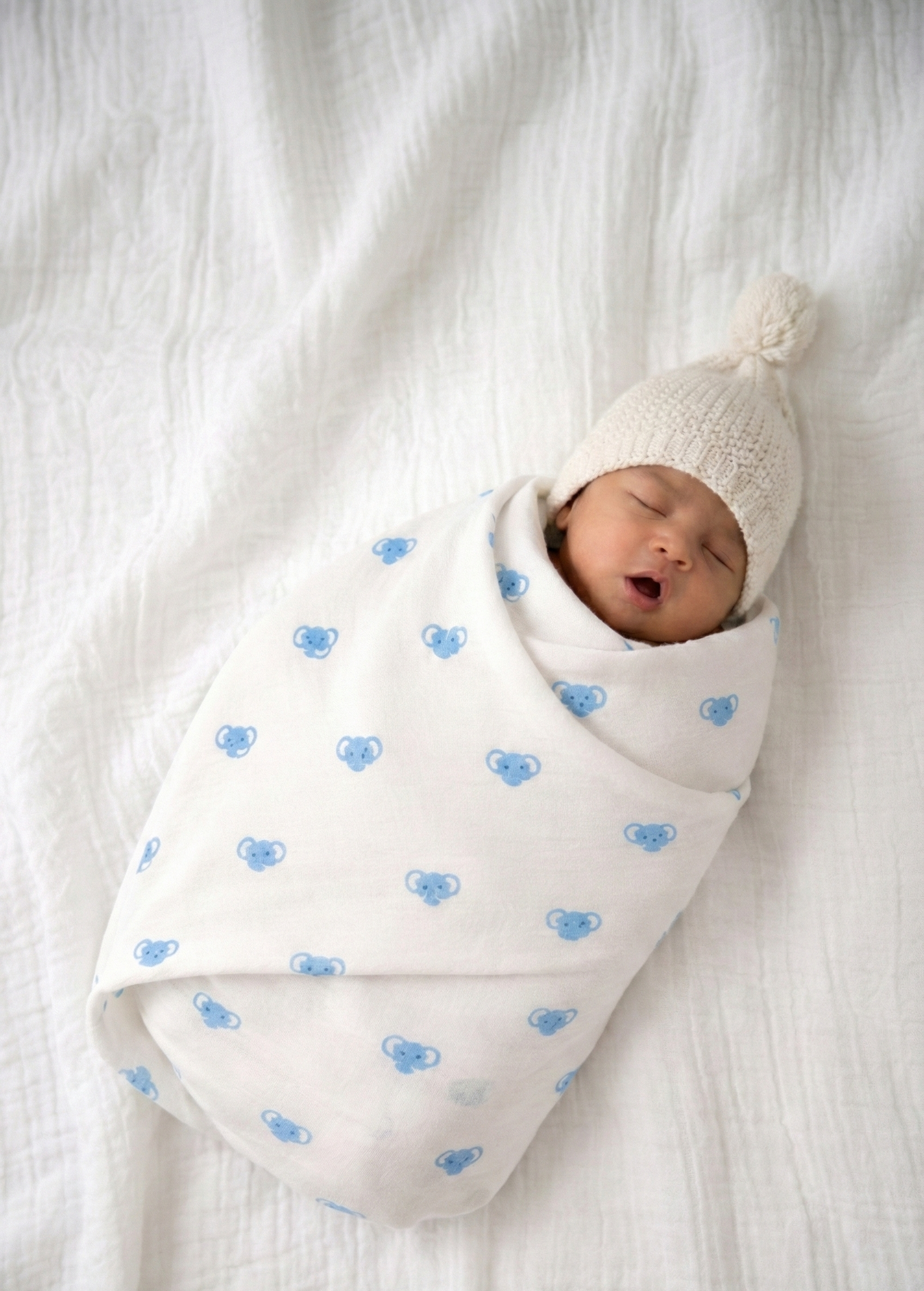 ELEPHANT MUSLIN BLANKET