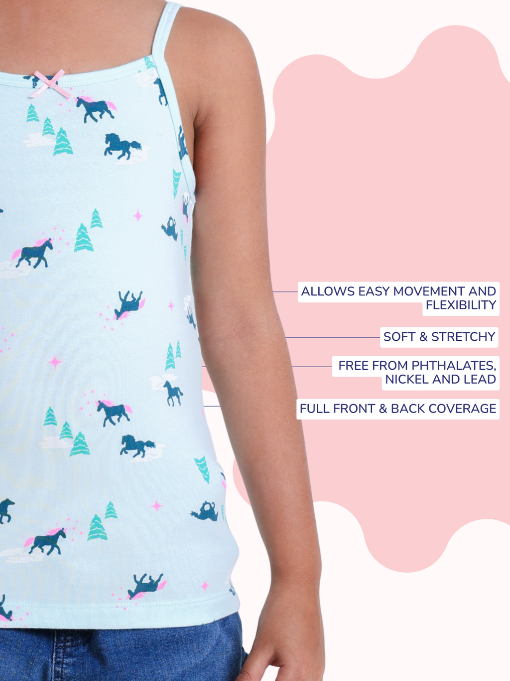SKATER UNICORN GIRLS CAMISOLE