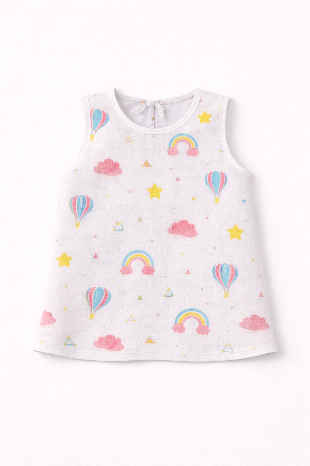 GIRLS RAINBOW MUSLIN BABY SHIRT