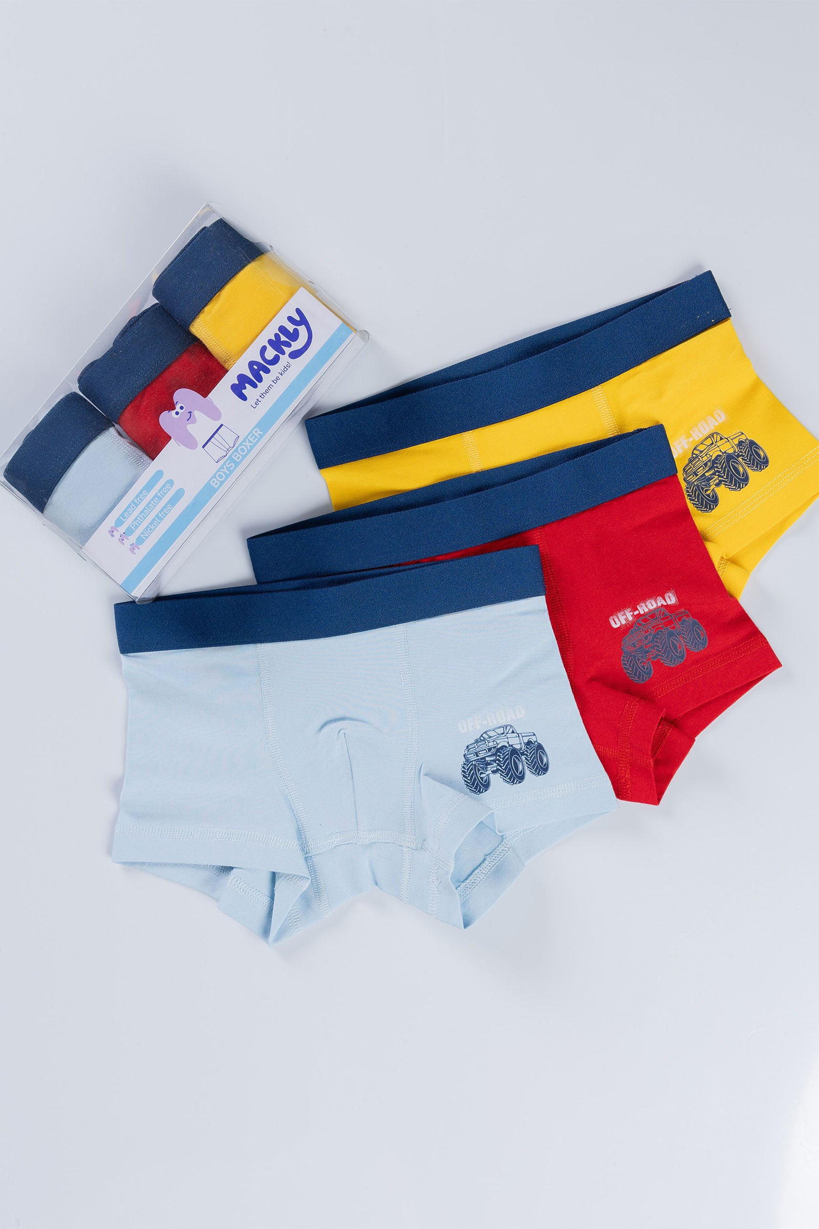 OFF ROAD BOYS BOXER - PACK OF 3
